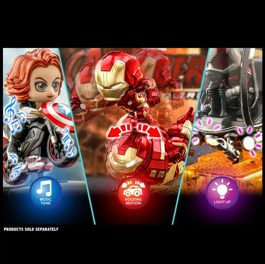 Avengers: Age of Ultron CosRider Mini figúrka so zvukovou a svetelnou funkciou Iron Man 14 cm produktová fotografia