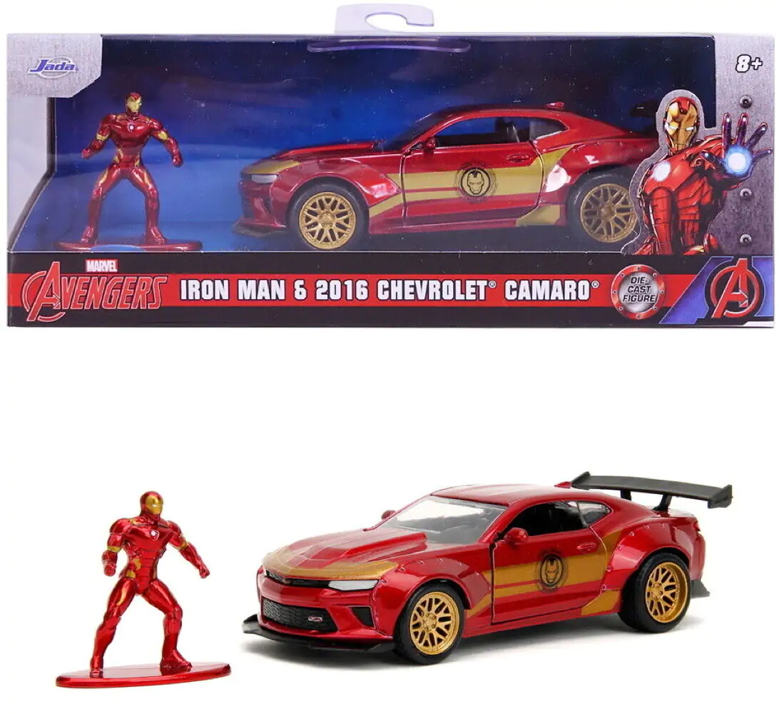 Avengers Diecast Model 1/32 2016 Camaro SS Iron Man produktová fotografia