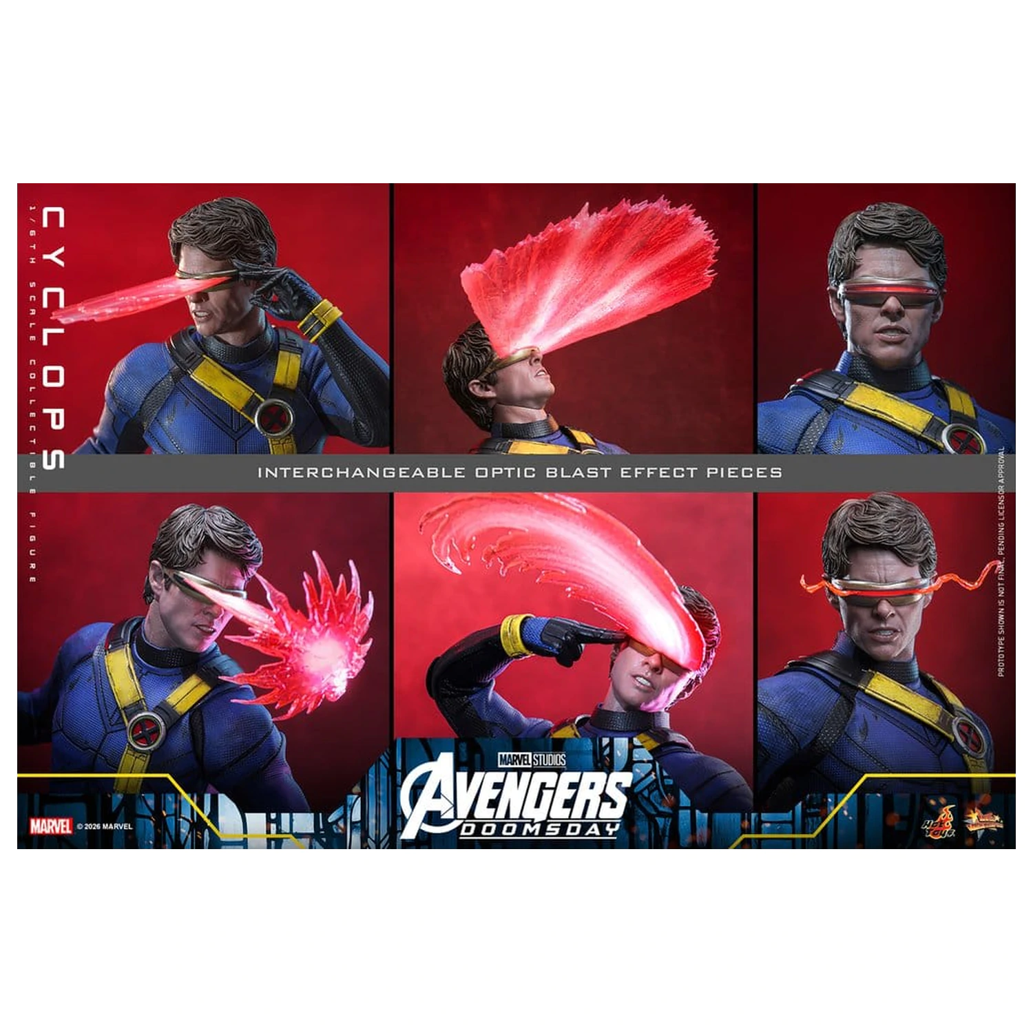 Avengers: Doomsday Movie Masterpiece akčná figúrka 1/6 Cyclops 30 cm produktová fotografia