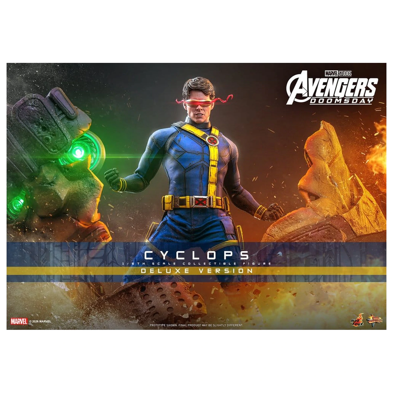 Avengers: Doomsday Movie Masterpiece akčná figúrka 1/6 Cyclops (Deluxe Version) 30 cm produktová fotografia
