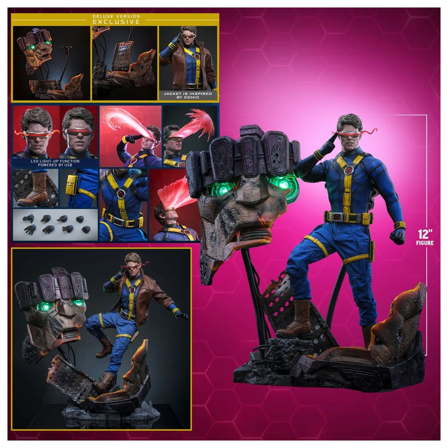 Avengers: Doomsday Movie Masterpiece akčná figúrka 1/6 Cyclops (Deluxe Version) 30 cm produktová fotografia