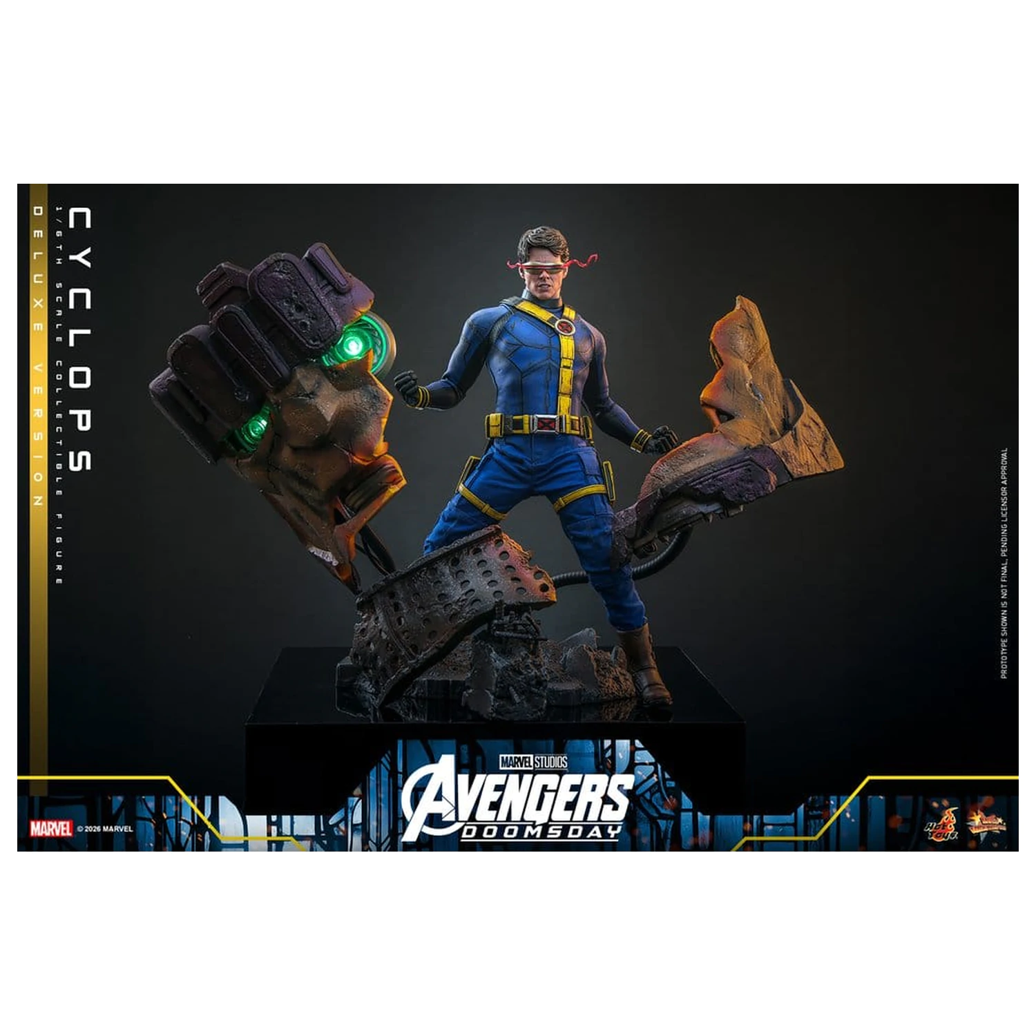 Avengers: Doomsday Movie Masterpiece akčná figúrka 1/6 Cyclops (Deluxe Version) 30 cm produktová fotografia