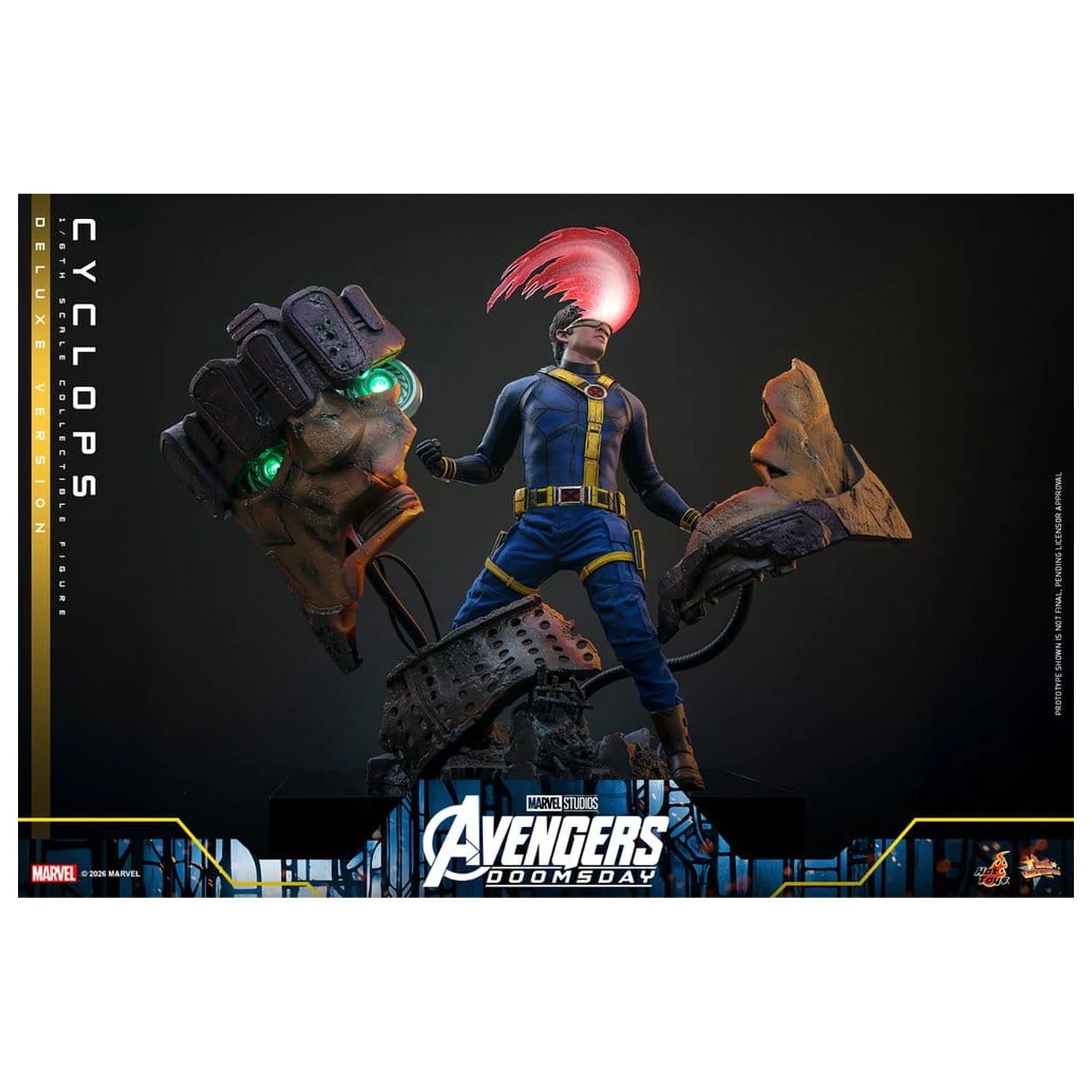 Avengers: Doomsday Movie Masterpiece akčná figúrka 1/6 Cyclops (Deluxe Version) 30 cm produktová fotografia