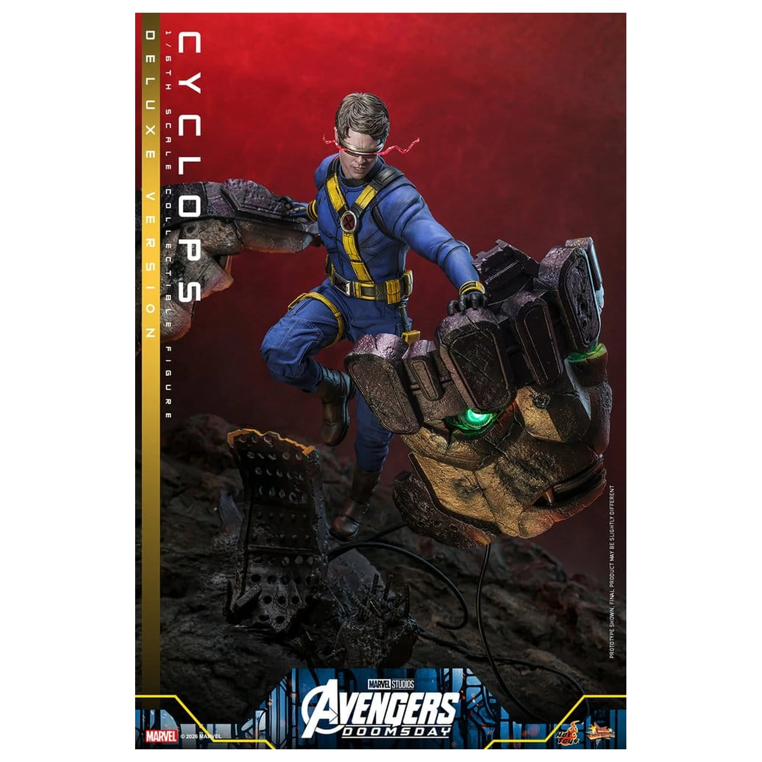 Avengers: Doomsday Movie Masterpiece akčná figúrka 1/6 Cyclops (Deluxe Version) 30 cm produktová fotografia