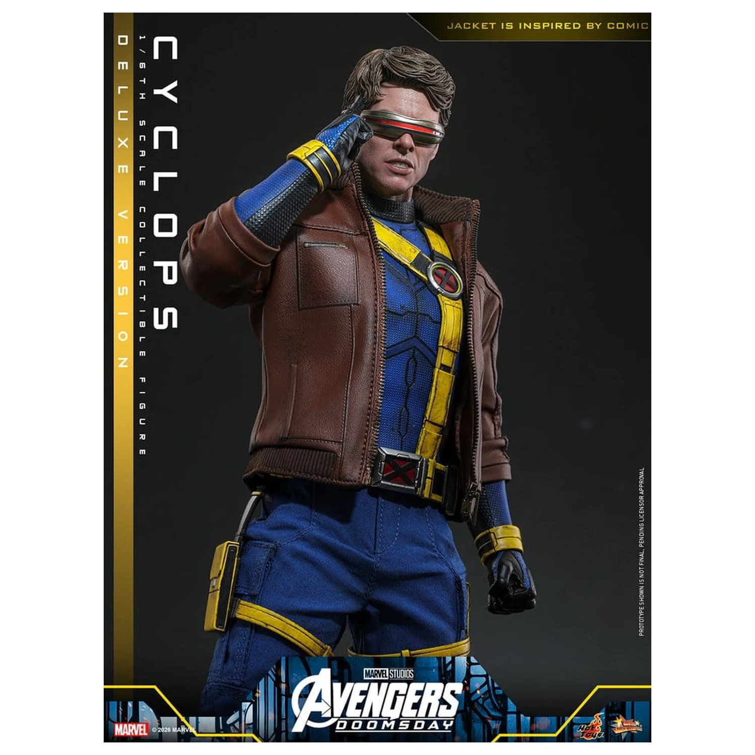 Avengers: Doomsday Movie Masterpiece akčná figúrka 1/6 Cyclops (Deluxe Version) 30 cm produktová fotografia