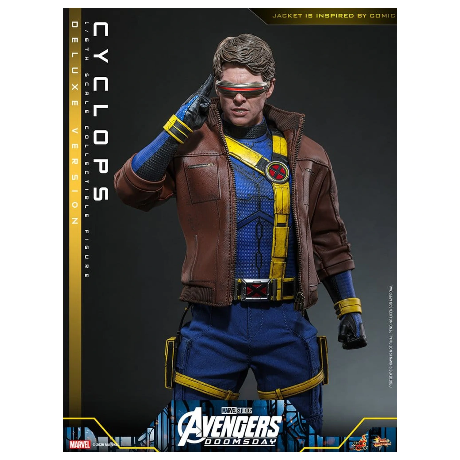 Avengers: Doomsday Movie Masterpiece akčná figúrka 1/6 Cyclops (Deluxe Version) 30 cm produktová fotografia