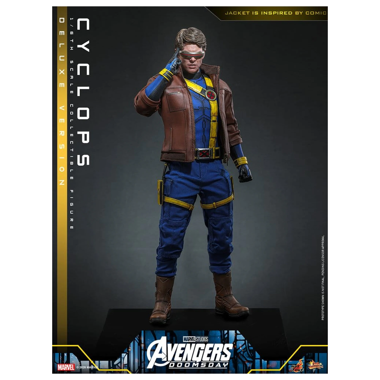 Avengers: Doomsday Movie Masterpiece akčná figúrka 1/6 Cyclops (Deluxe Version) 30 cm produktová fotografia