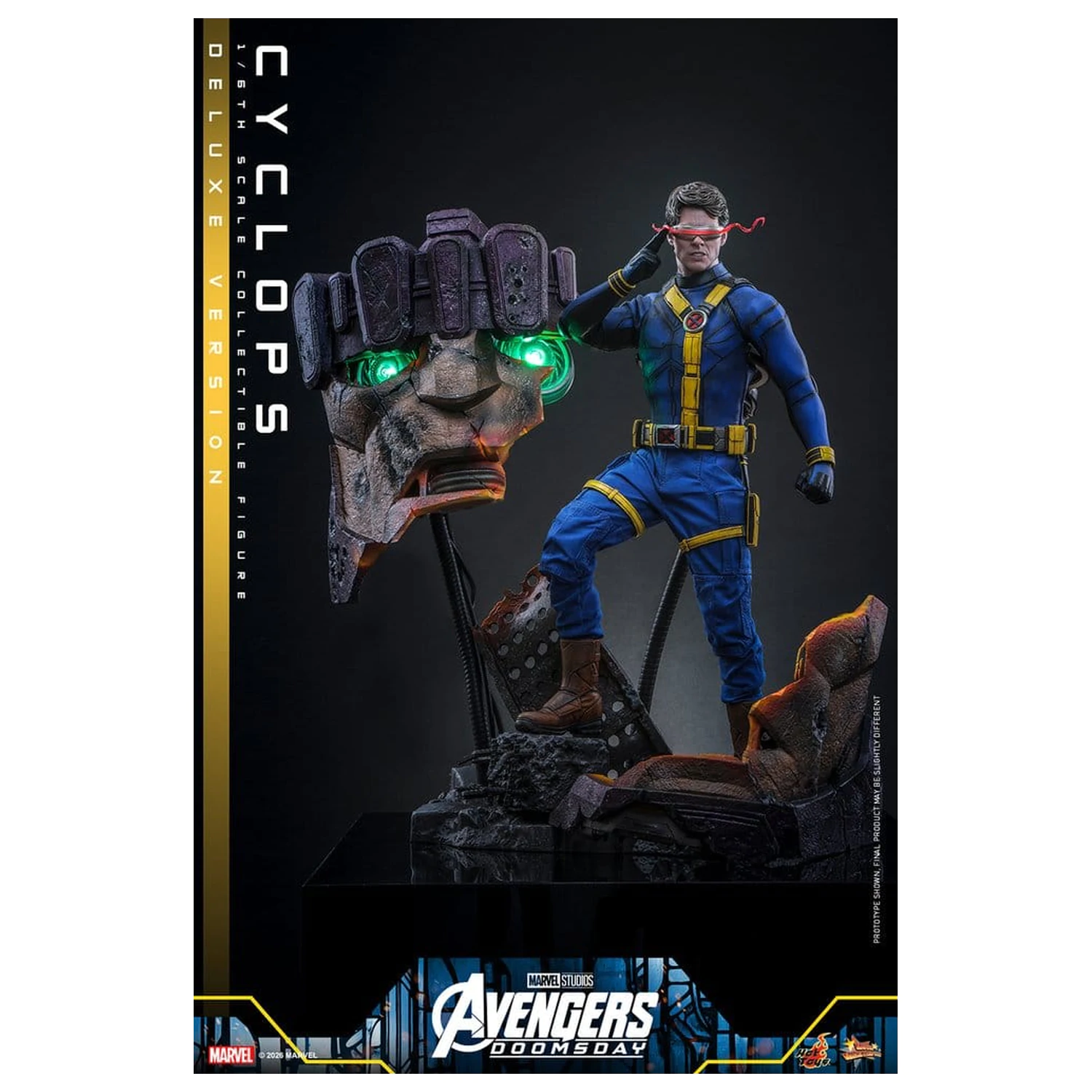 Avengers: Doomsday Movie Masterpiece akčná figúrka 1/6 Cyclops (Deluxe Version) 30 cm produktová fotografia