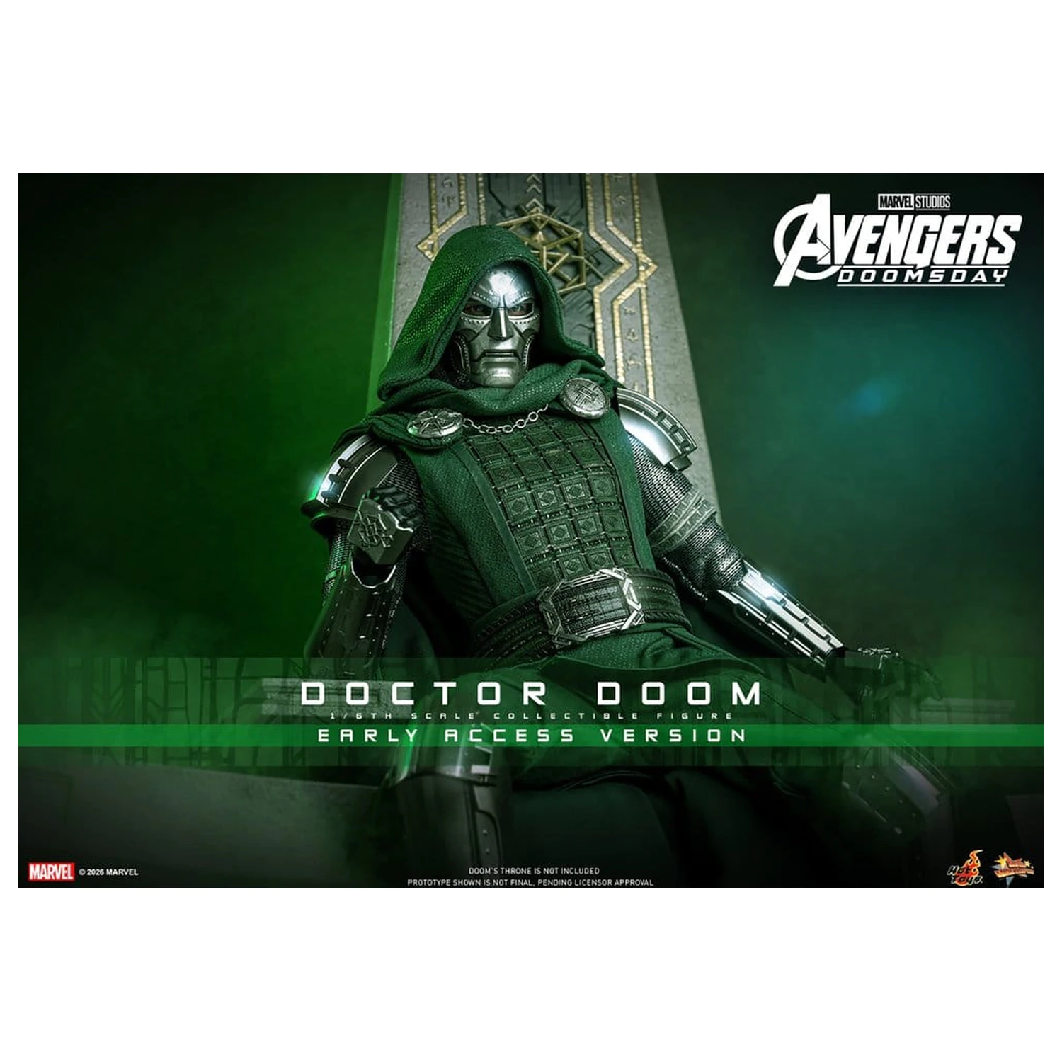 Avengers: Doomsday Movie Masterpiece akčná figúrka 1/6 Doctor Doom 31 cm produktová fotografia