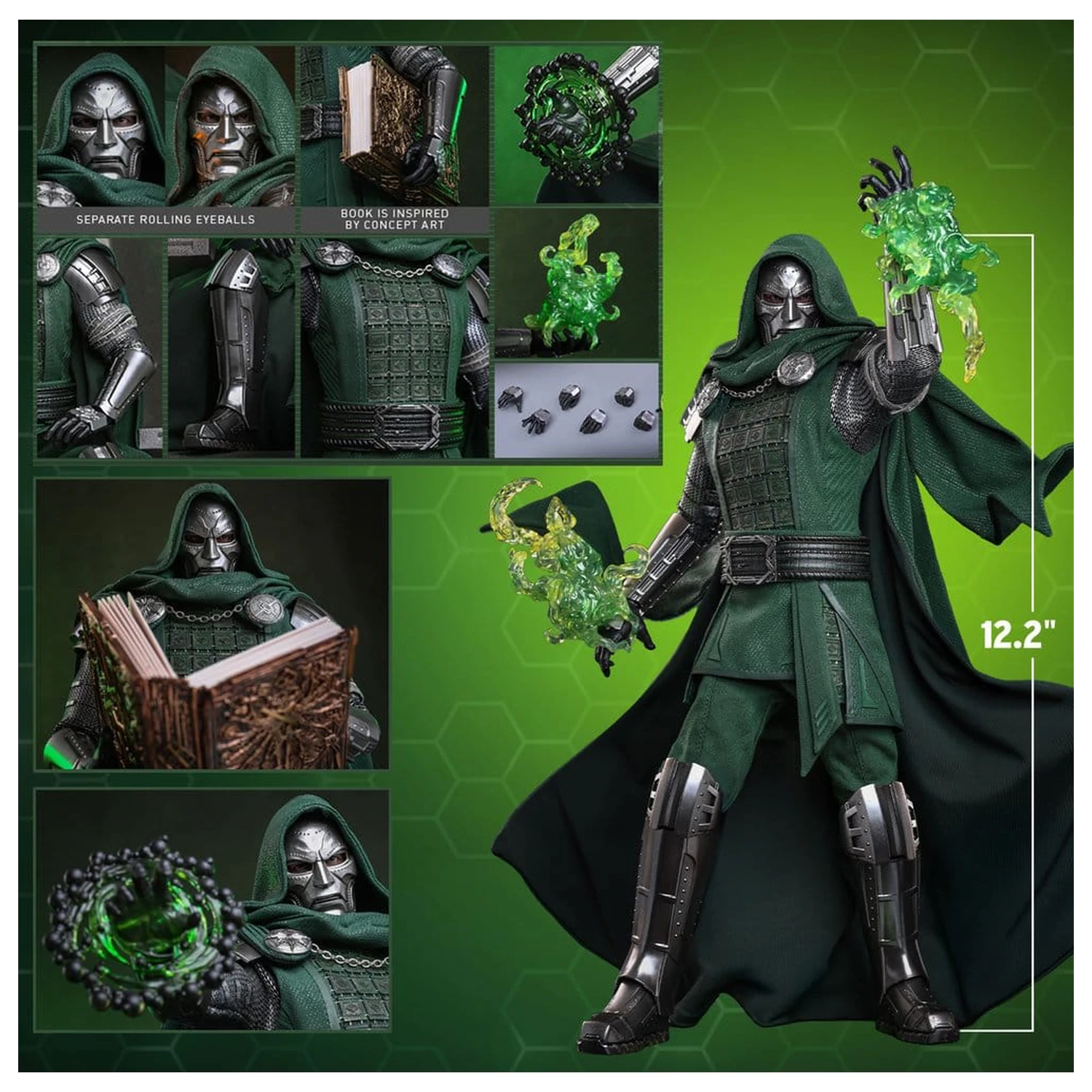 Avengers: Doomsday Movie Masterpiece akčná figúrka 1/6 Doctor Doom 31 cm produktová fotografia