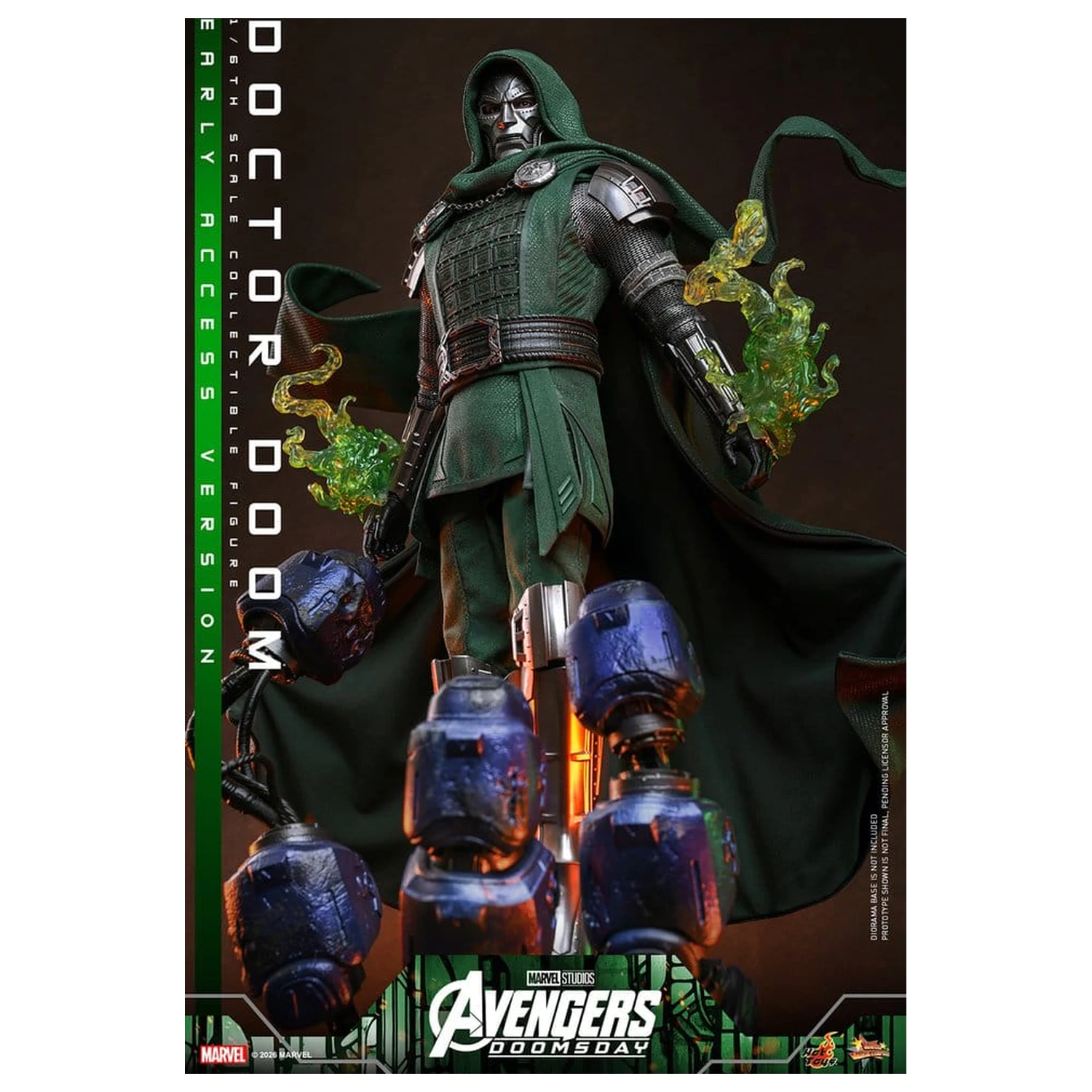 Avengers: Doomsday Movie Masterpiece akčná figúrka 1/6 Doctor Doom 31 cm produktová fotografia