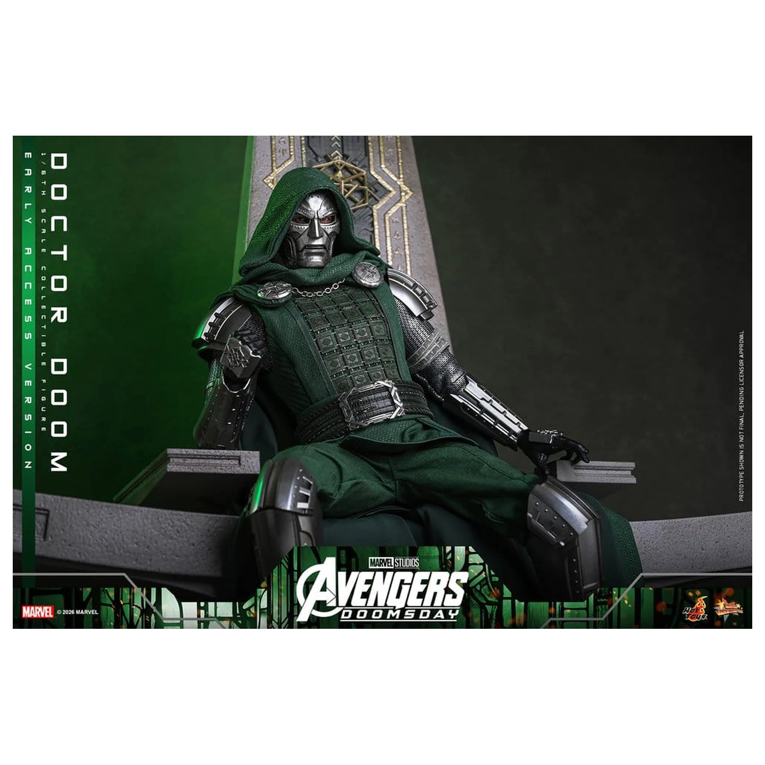 Avengers: Doomsday Movie Masterpiece akčná figúrka 1/6 Doctor Doom 31 cm produktová fotografia