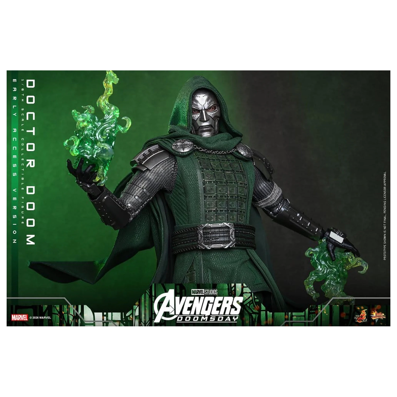 Avengers: Doomsday Movie Masterpiece akčná figúrka 1/6 Doctor Doom 31 cm produktová fotografia