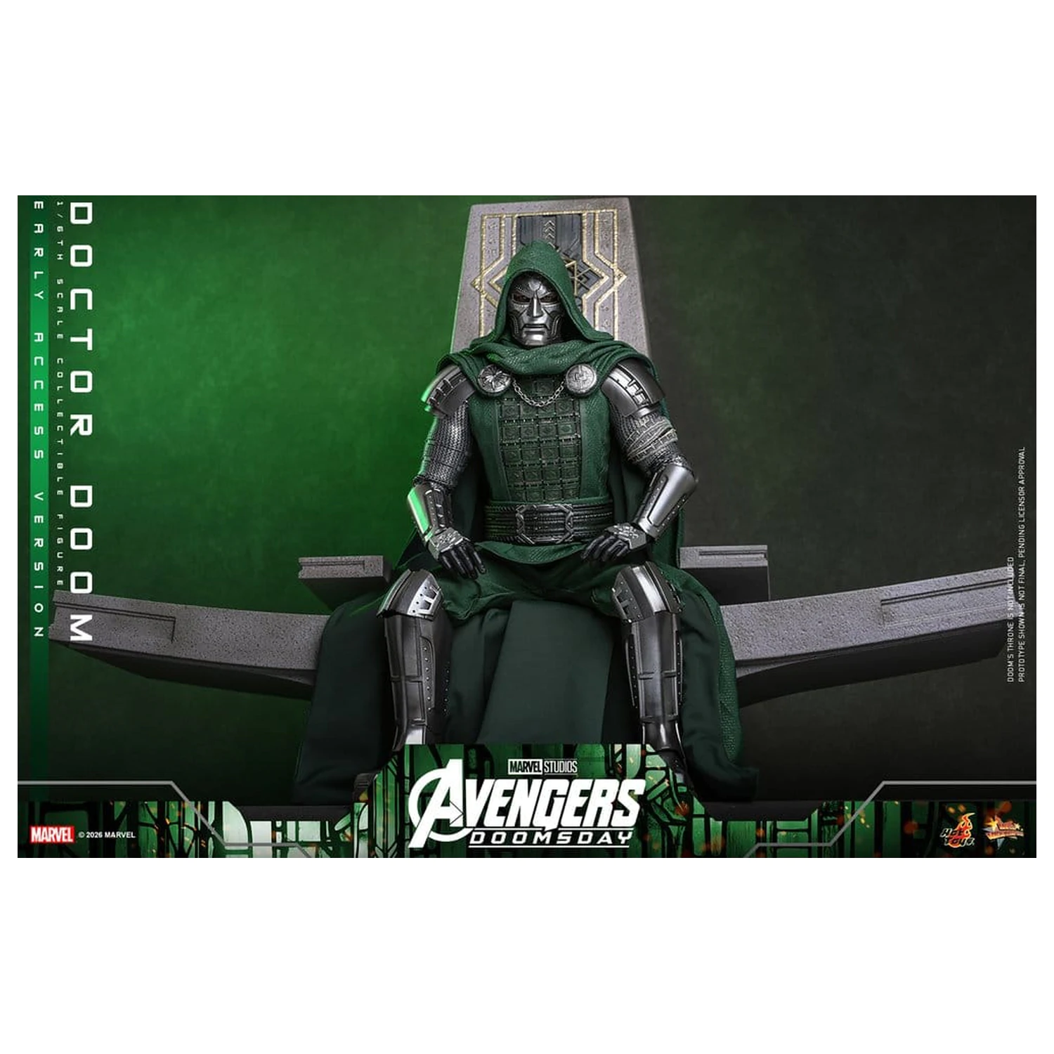 Avengers: Doomsday Movie Masterpiece akčná figúrka 1/6 Doctor Doom 31 cm produktová fotografia
