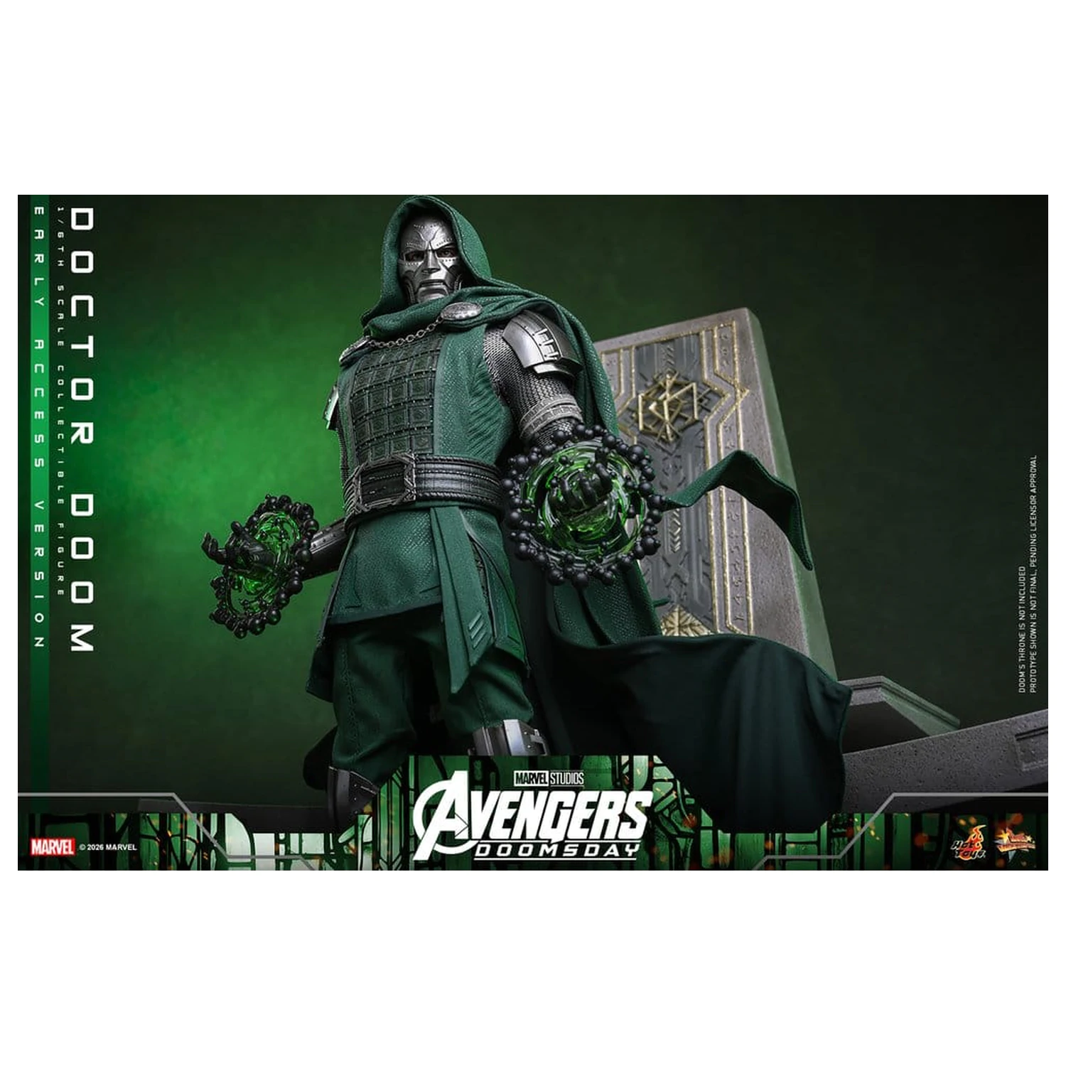 Avengers: Doomsday Movie Masterpiece akčná figúrka 1/6 Doctor Doom 31 cm produktová fotografia