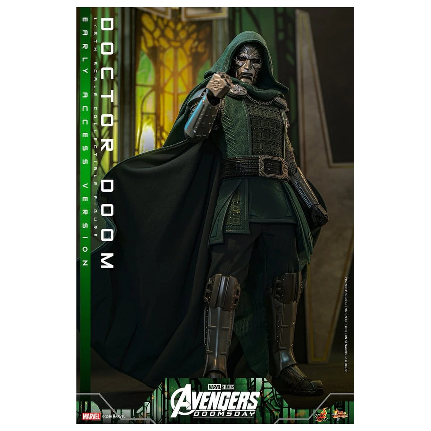 Avengers: Doomsday Movie Masterpiece akčná figúrka 1/6 Doctor Doom 31 cm produktová fotografia