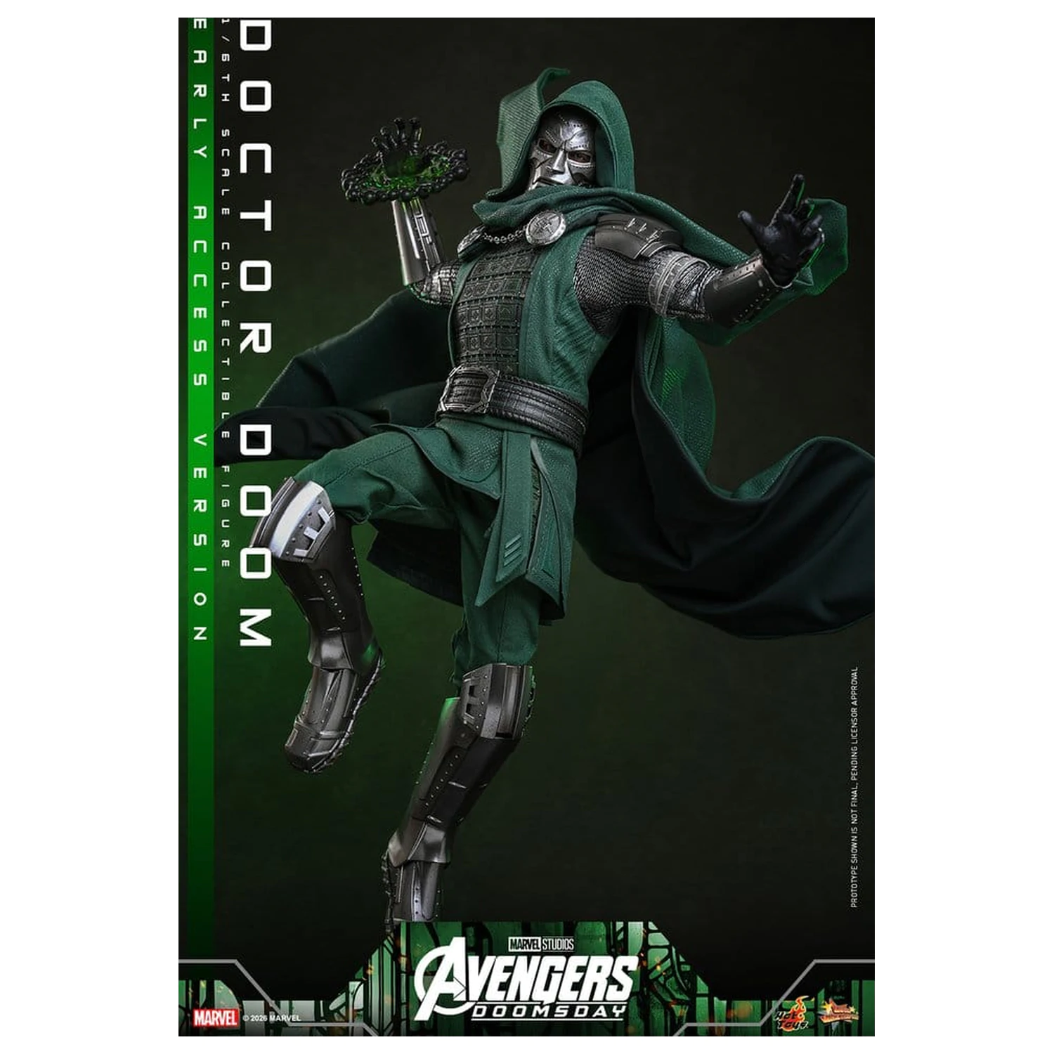 Avengers: Doomsday Movie Masterpiece akčná figúrka 1/6 Doctor Doom 31 cm produktová fotografia