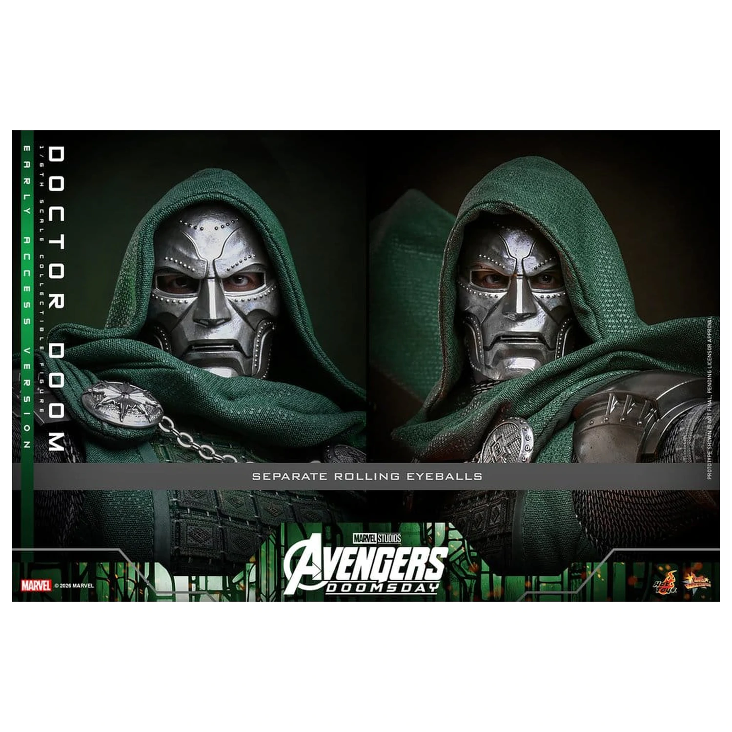 Avengers: Doomsday Movie Masterpiece akčná figúrka 1/6 Doctor Doom 31 cm produktová fotografia