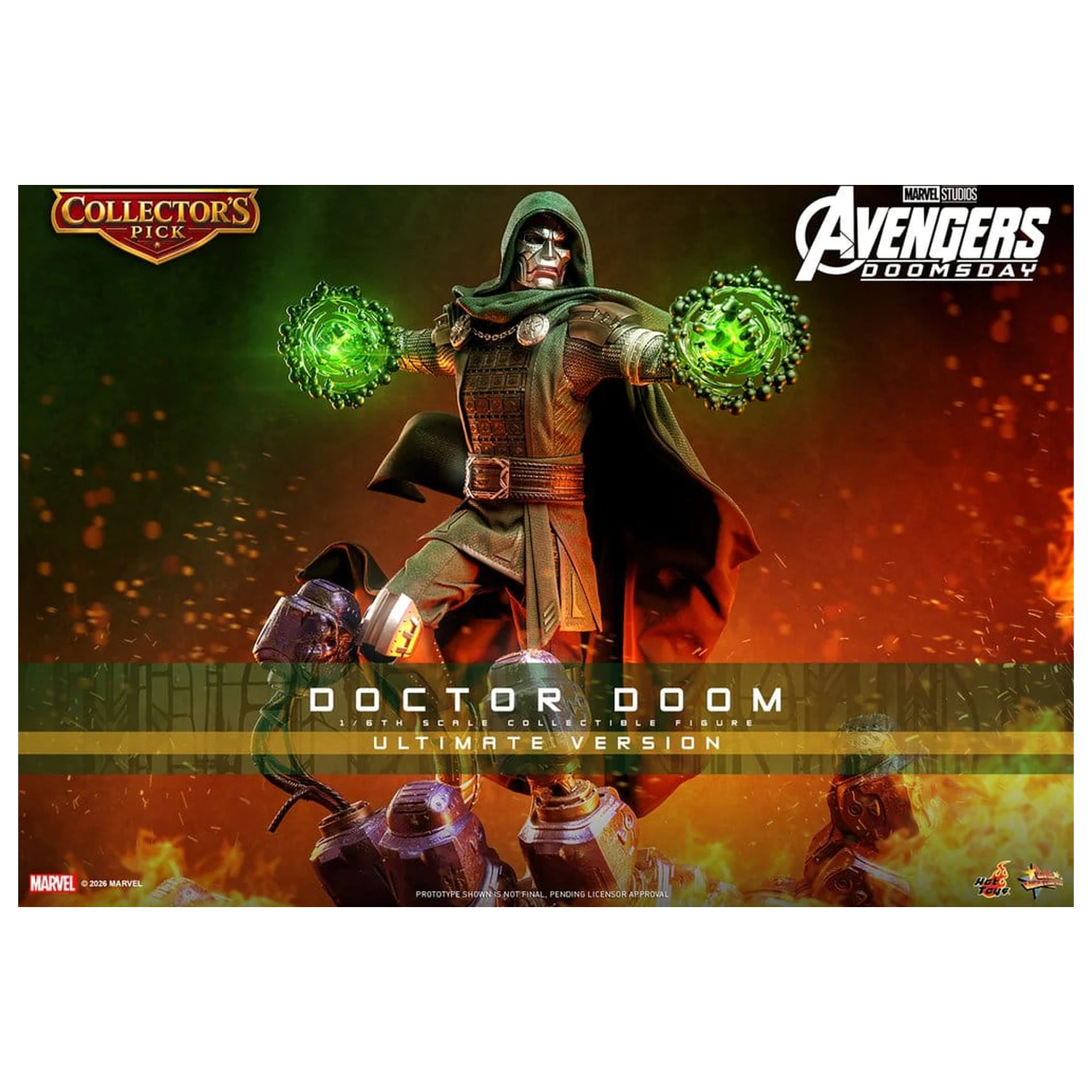 Avengers: Doomsday Movie Masterpiece akčná figúrka 1/6 Doctor Doom (Ultimate Version) 31 cm produktová fotografia