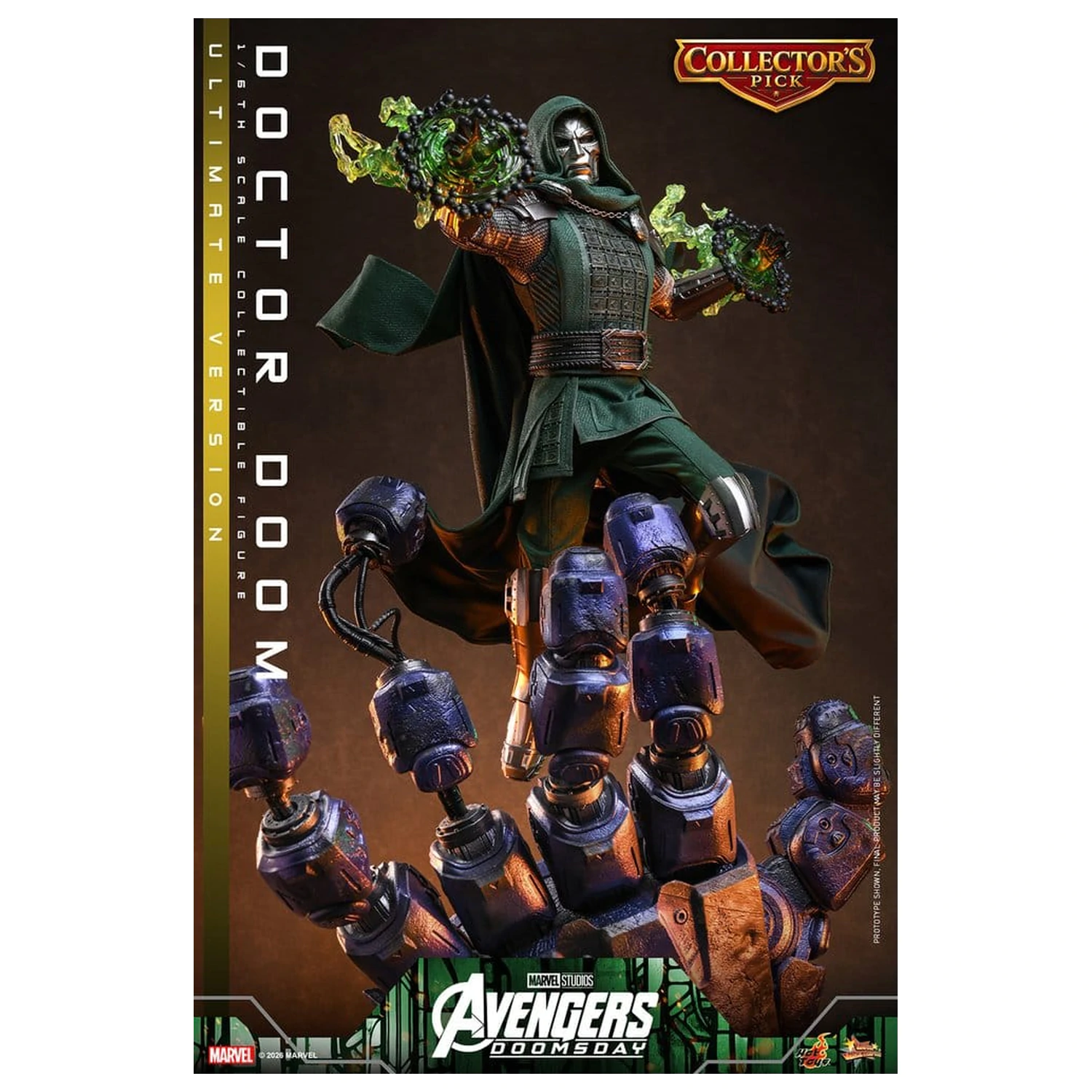 Avengers: Doomsday Movie Masterpiece akčná figúrka 1/6 Doctor Doom (Ultimate Version) 31 cm produktová fotografia