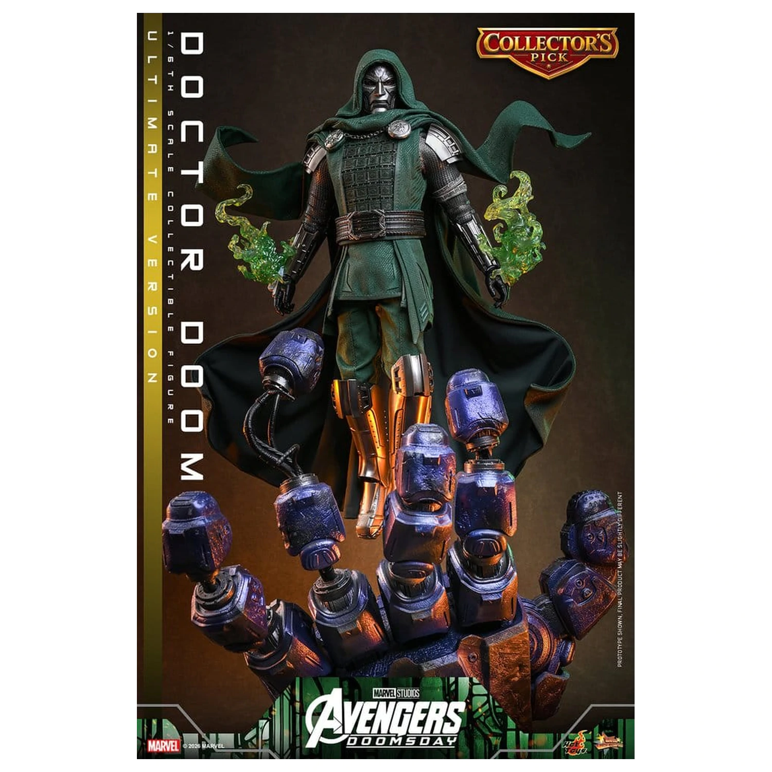 Avengers: Doomsday Movie Masterpiece akčná figúrka 1/6 Doctor Doom (Ultimate Version) 31 cm produktová fotografia