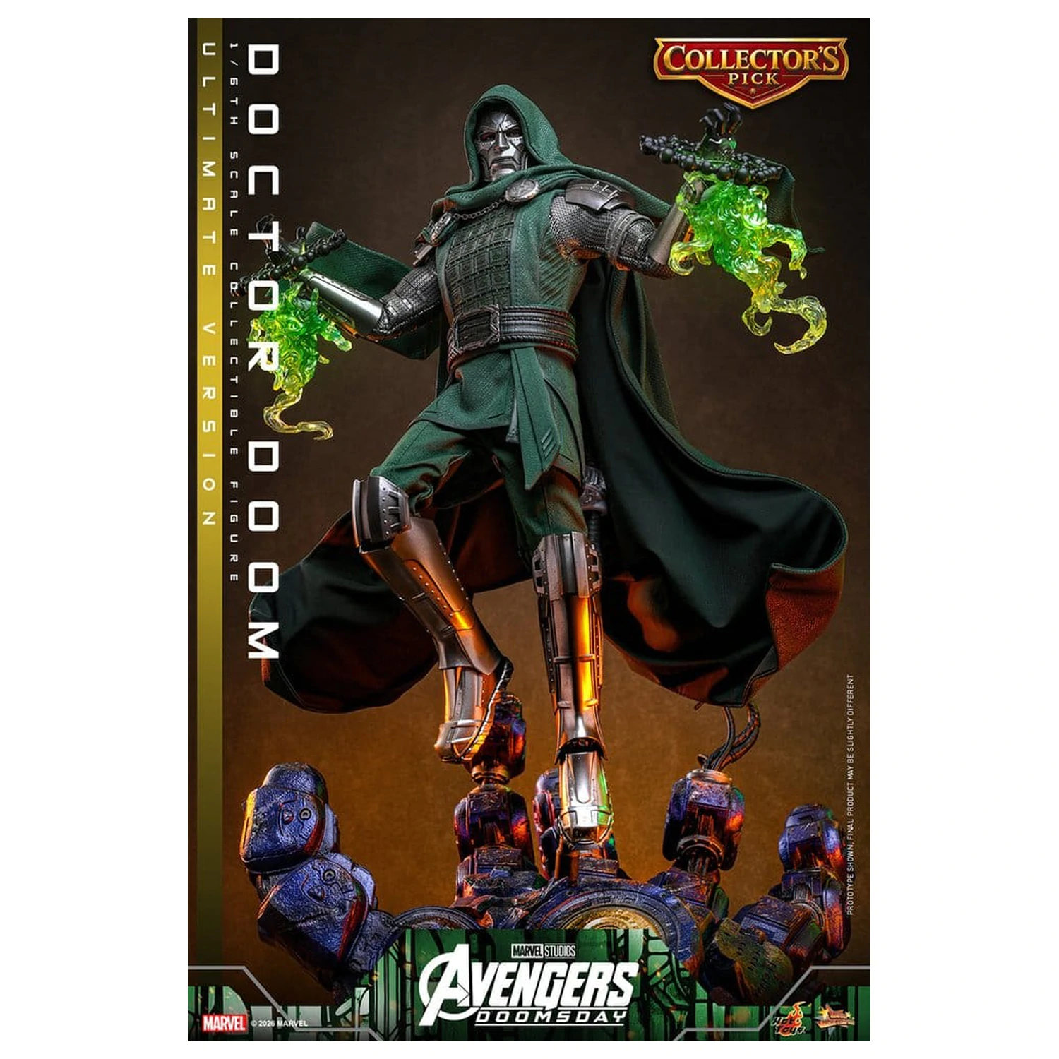 Avengers: Doomsday Movie Masterpiece akčná figúrka 1/6 Doctor Doom (Ultimate Version) 31 cm produktová fotografia