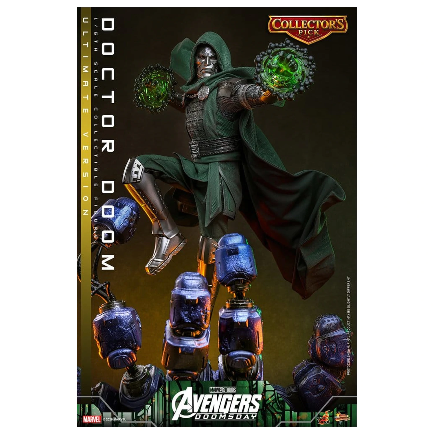Avengers: Doomsday Movie Masterpiece akčná figúrka 1/6 Doctor Doom (Ultimate Version) 31 cm produktová fotografia