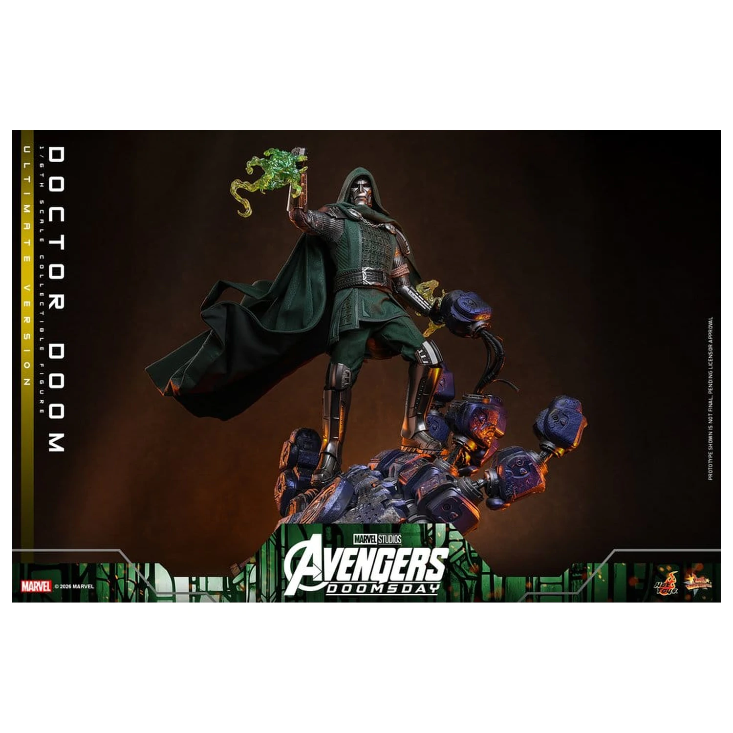 Avengers: Doomsday Movie Masterpiece akčná figúrka 1/6 Doctor Doom (Ultimate Version) 31 cm produktová fotografia