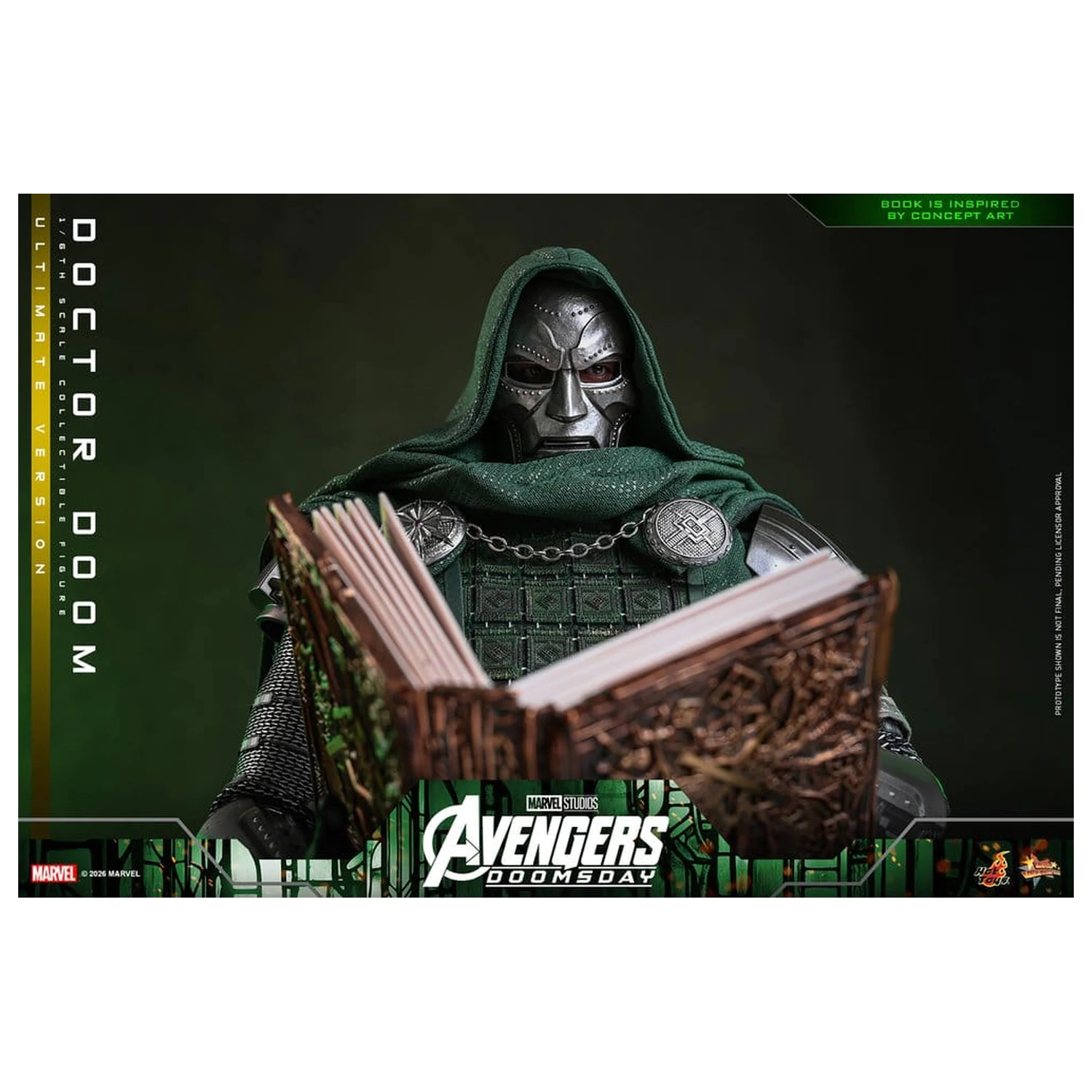 Avengers: Doomsday Movie Masterpiece akčná figúrka 1/6 Doctor Doom (Ultimate Version) 31 cm produktová fotografia