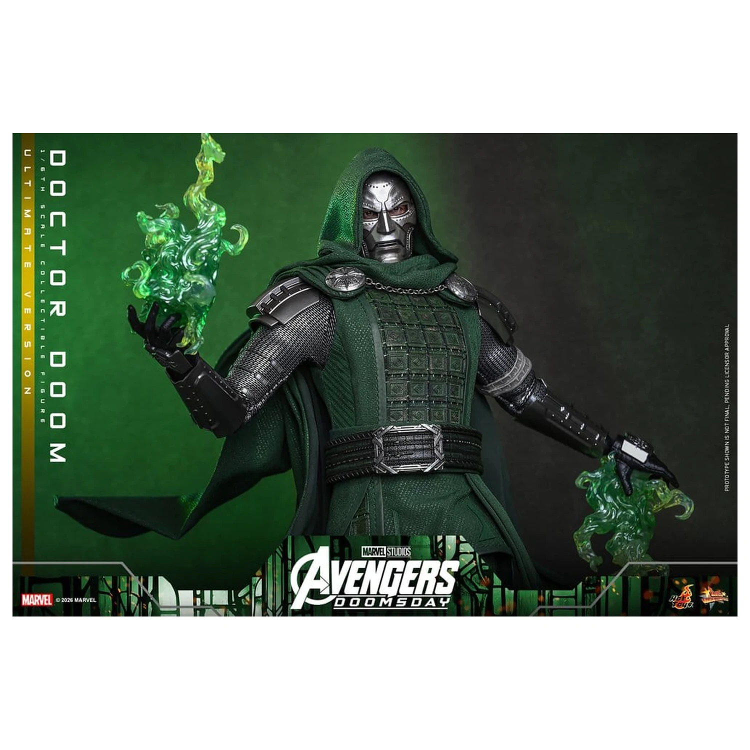 Avengers: Doomsday Movie Masterpiece akčná figúrka 1/6 Doctor Doom (Ultimate Version) 31 cm produktová fotografia