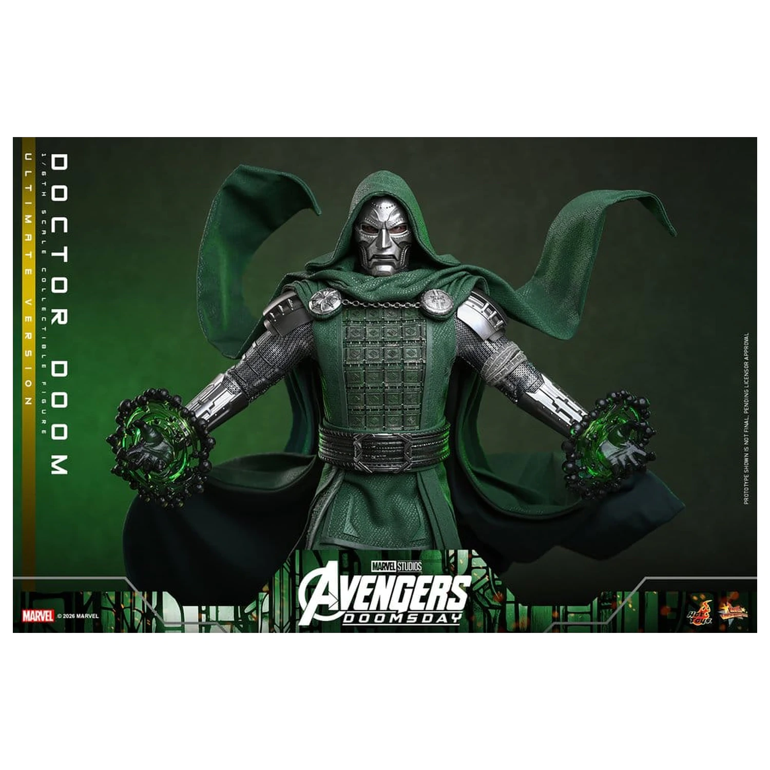 Avengers: Doomsday Movie Masterpiece akčná figúrka 1/6 Doctor Doom (Ultimate Version) 31 cm produktová fotografia