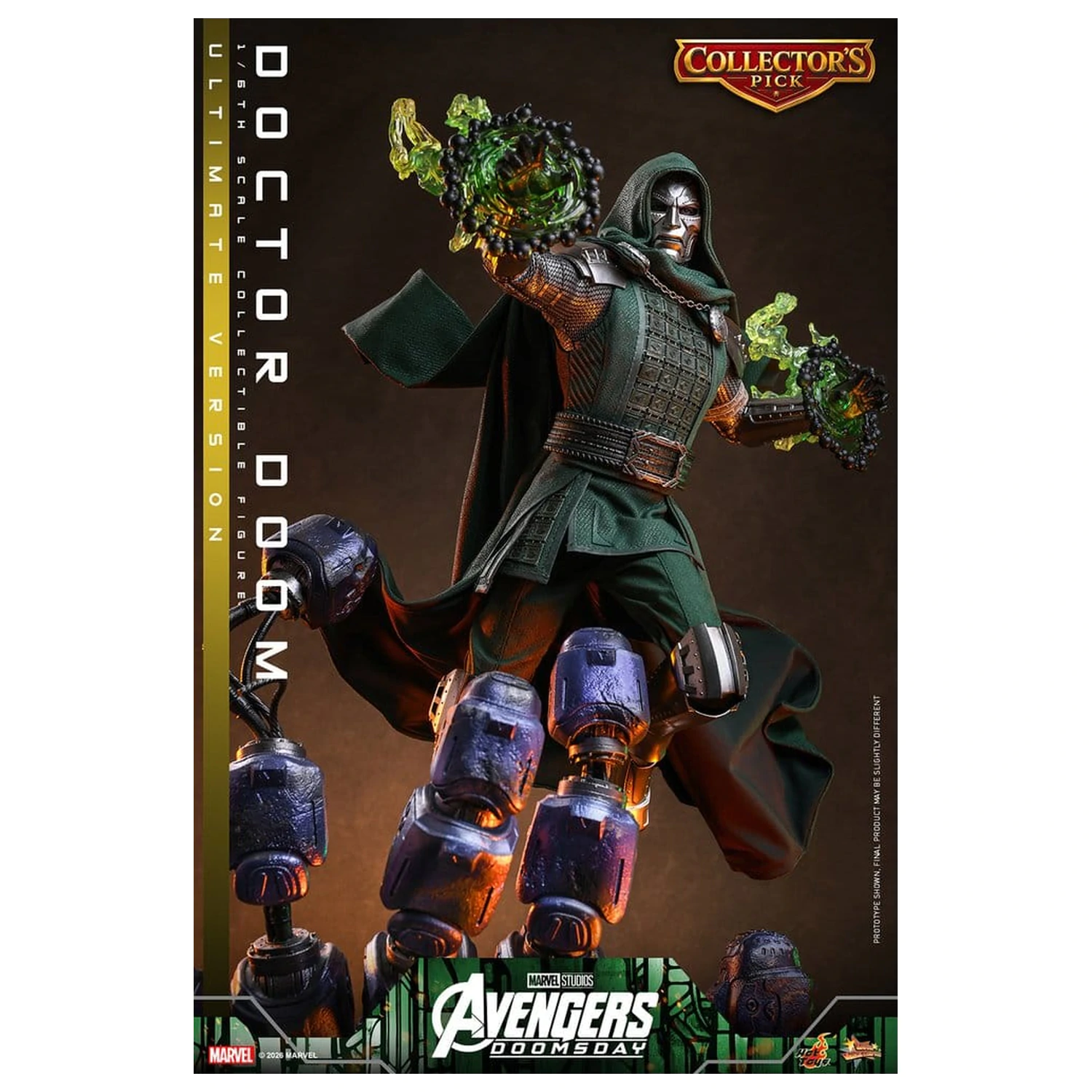 Avengers: Doomsday Movie Masterpiece akčná figúrka 1/6 Doctor Doom (Ultimate Version) 31 cm produktová fotografia
