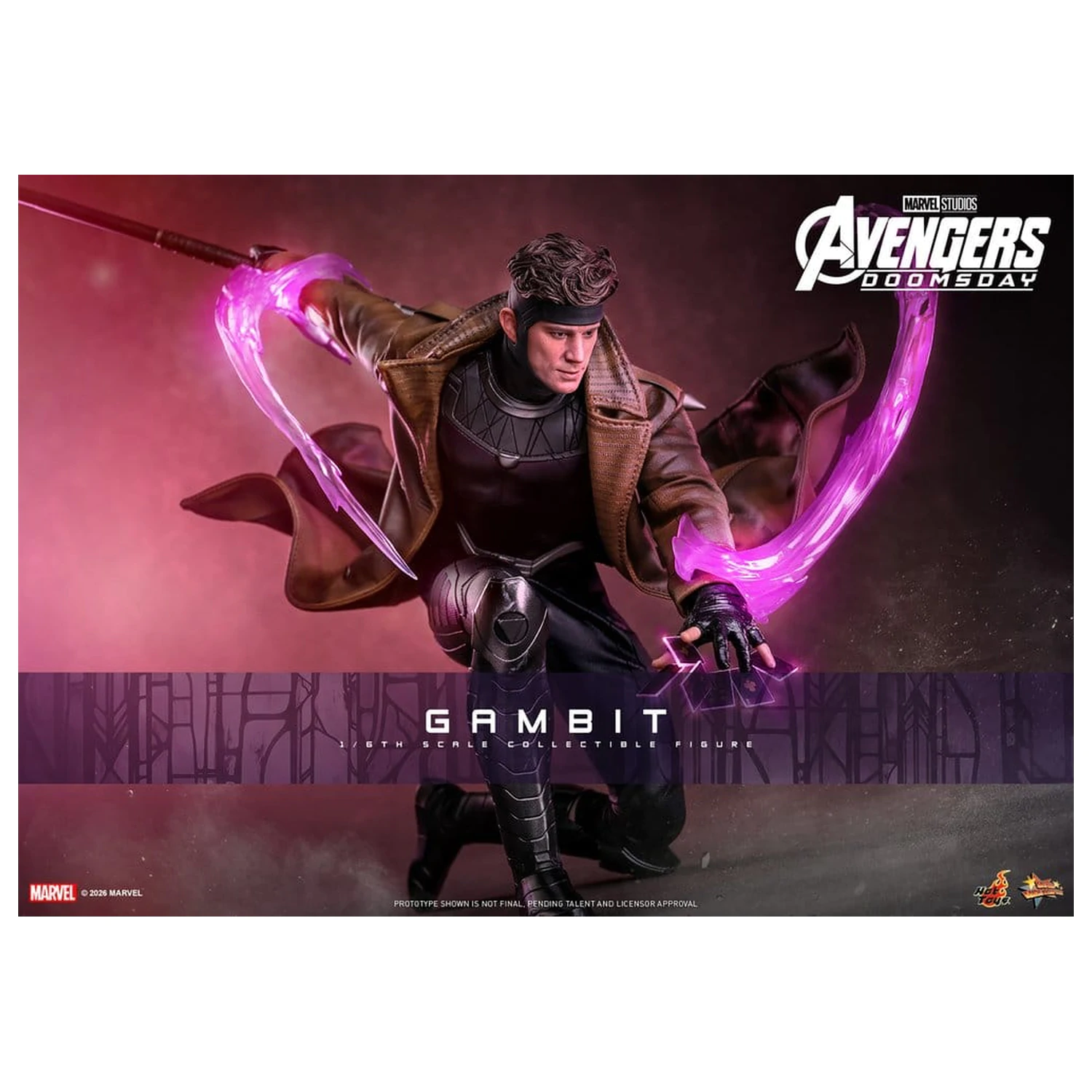 Avengers: Doomsday Movie Masterpiece akčná figúrka 1/6 Gambit 31 cm produktová fotografia