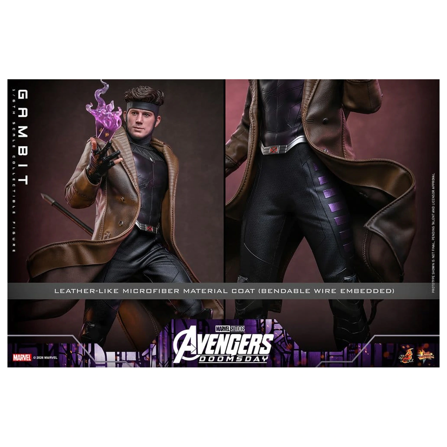 Avengers: Doomsday Movie Masterpiece akčná figúrka 1/6 Gambit 31 cm produktová fotografia