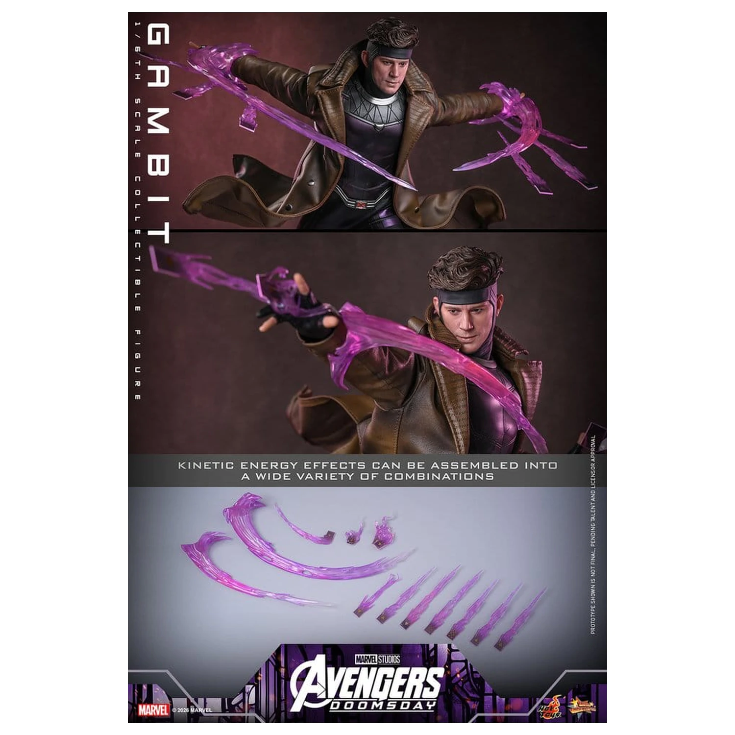 Avengers: Doomsday Movie Masterpiece akčná figúrka 1/6 Gambit 31 cm produktová fotografia