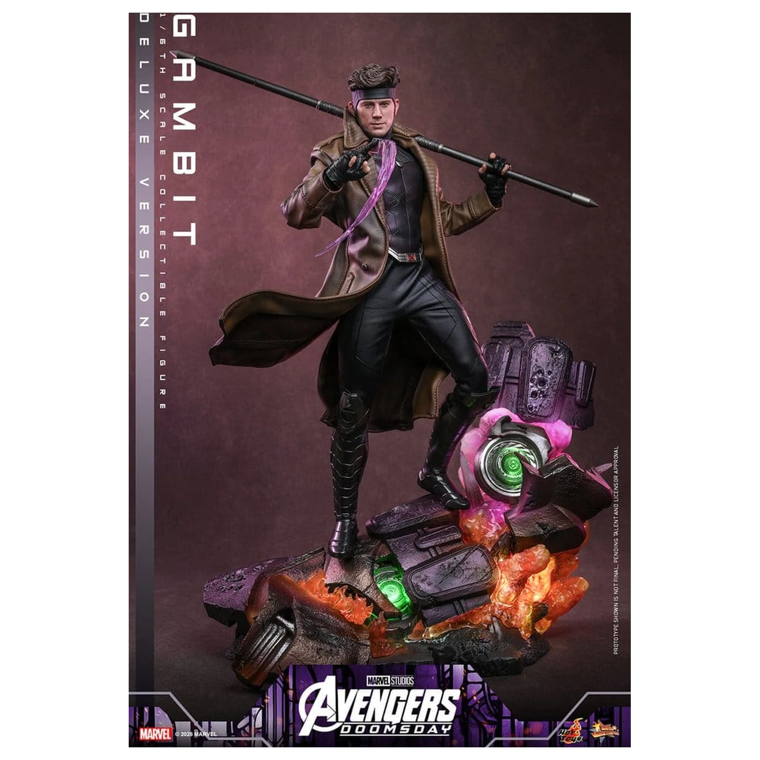 Avengers: Doomsday Movie Masterpiece akčná figúrka 1/6 Gambit (Deluxe Version) 31 cm produktová fotografia