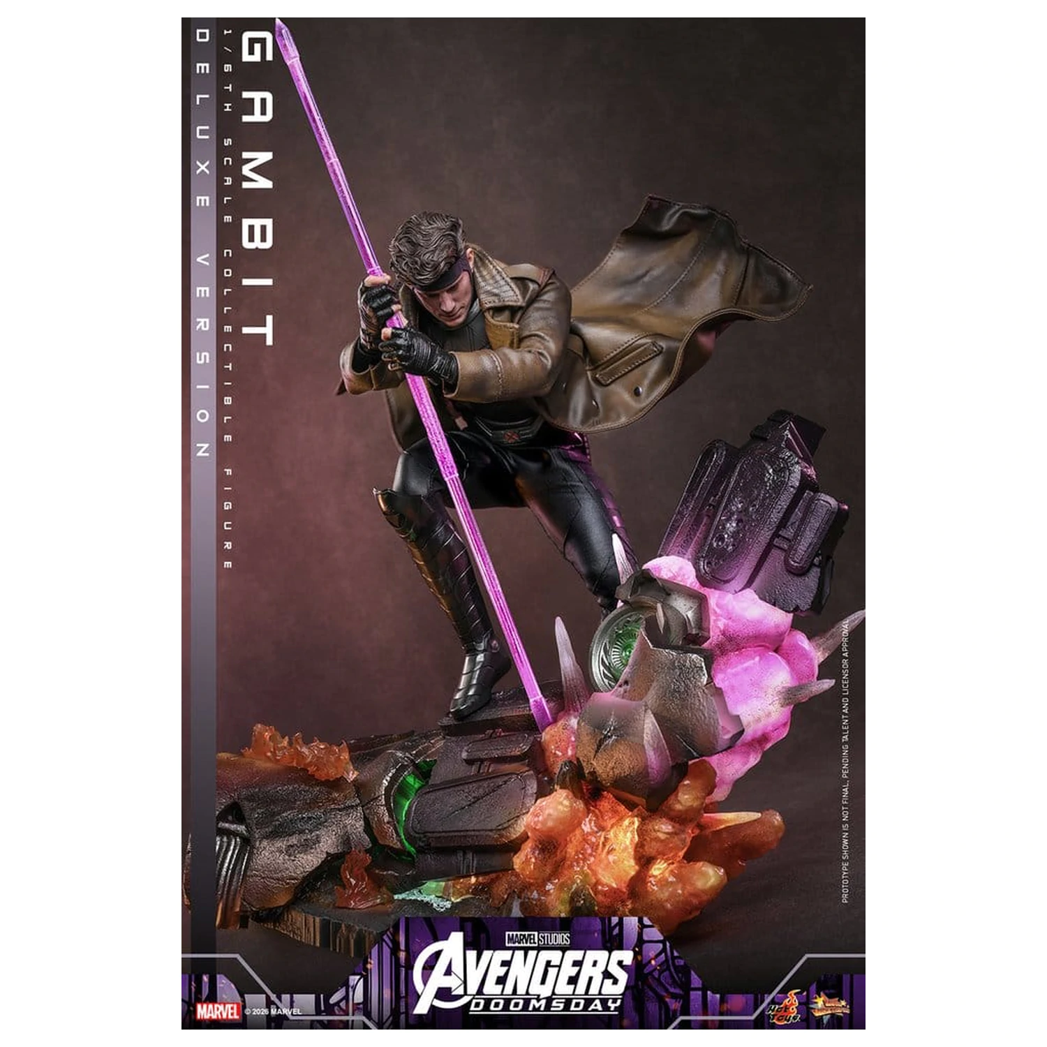 Avengers: Doomsday Movie Masterpiece akčná figúrka 1/6 Gambit (Deluxe Version) 31 cm produktová fotografia