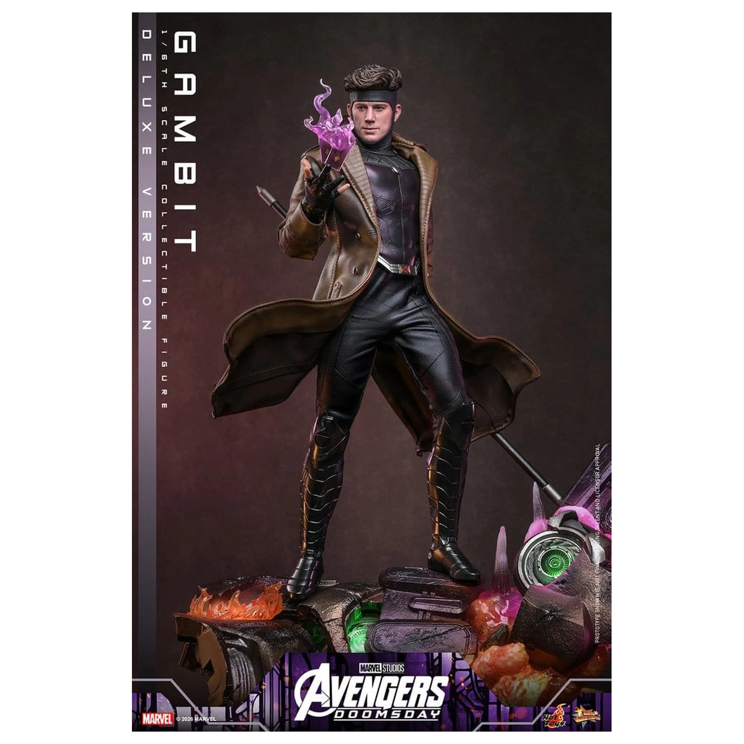 Avengers: Doomsday Movie Masterpiece akčná figúrka 1/6 Gambit (Deluxe Version) 31 cm produktová fotografia