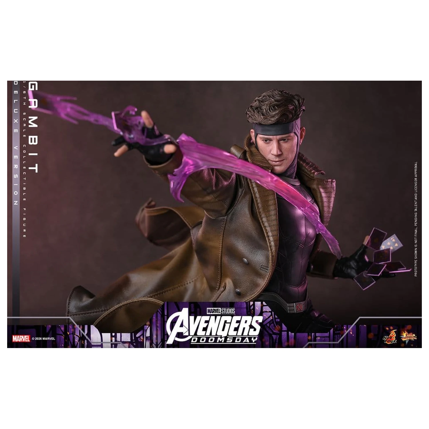 Avengers: Doomsday Movie Masterpiece akčná figúrka 1/6 Gambit (Deluxe Version) 31 cm produktová fotografia