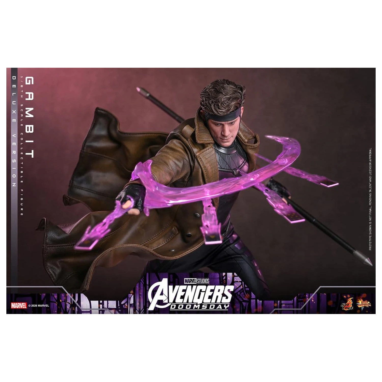 Avengers: Doomsday Movie Masterpiece akčná figúrka 1/6 Gambit (Deluxe Version) 31 cm produktová fotografia
