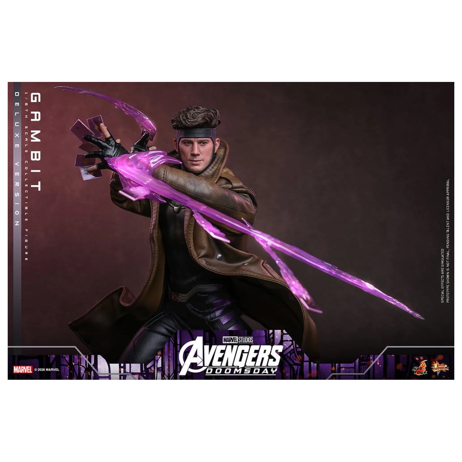 Avengers: Doomsday Movie Masterpiece akčná figúrka 1/6 Gambit (Deluxe Version) 31 cm produktová fotografia