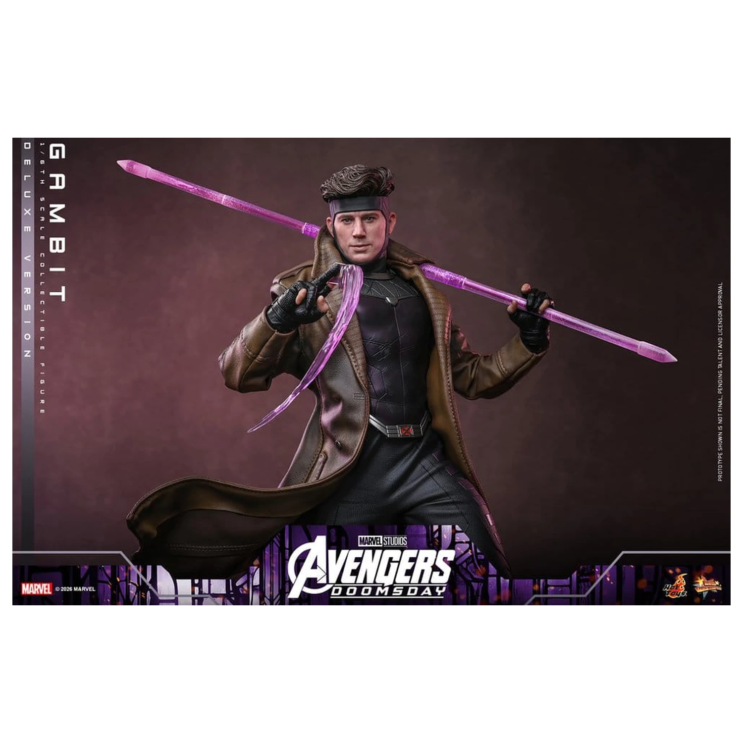 Avengers: Doomsday Movie Masterpiece akčná figúrka 1/6 Gambit (Deluxe Version) 31 cm produktová fotografia