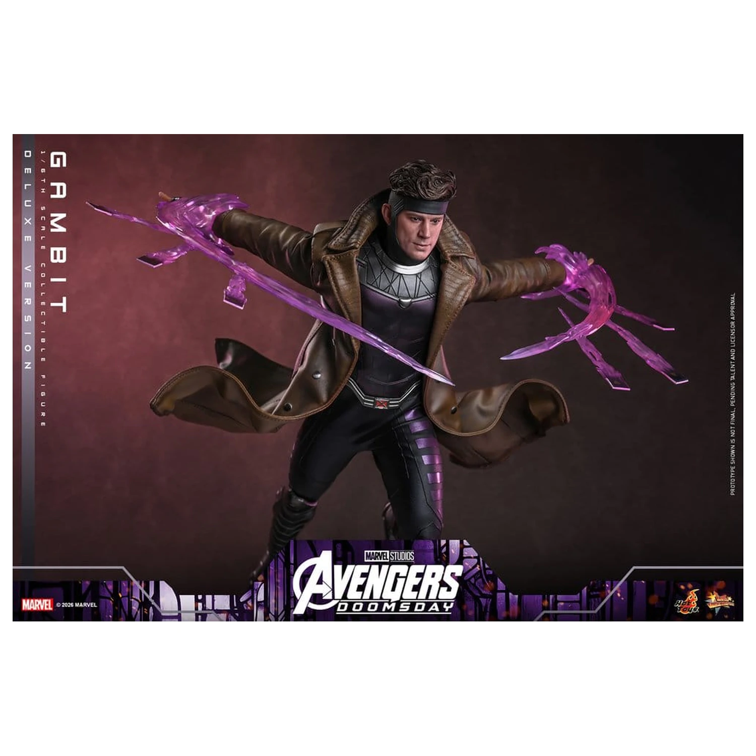 Avengers: Doomsday Movie Masterpiece akčná figúrka 1/6 Gambit (Deluxe Version) 31 cm produktová fotografia