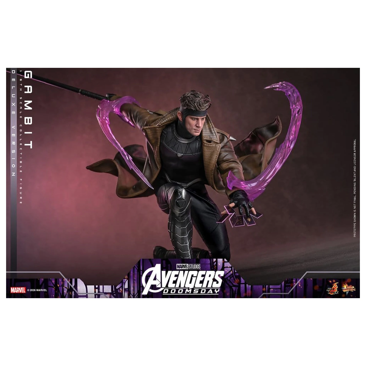 Avengers: Doomsday Movie Masterpiece akčná figúrka 1/6 Gambit (Deluxe Version) 31 cm produktová fotografia