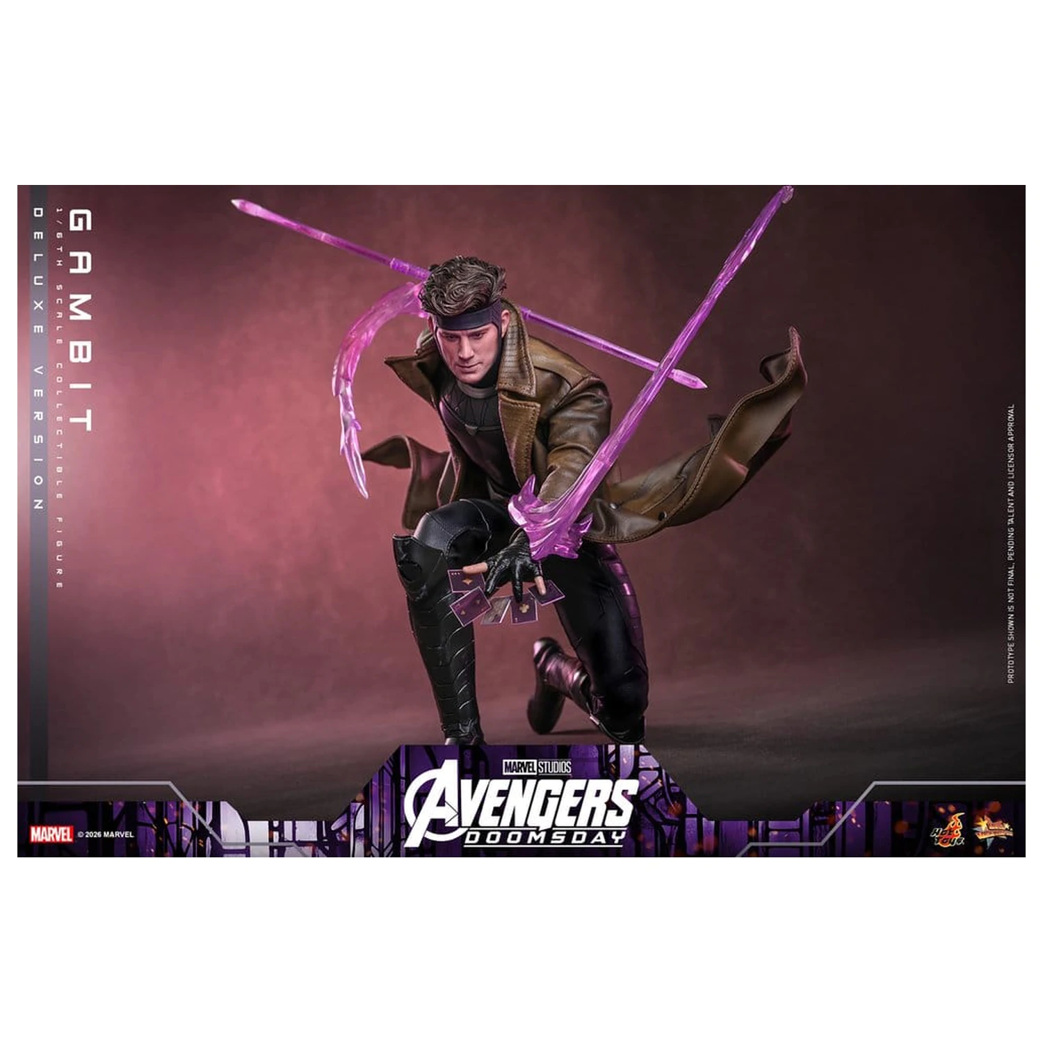 Avengers: Doomsday Movie Masterpiece akčná figúrka 1/6 Gambit (Deluxe Version) 31 cm produktová fotografia