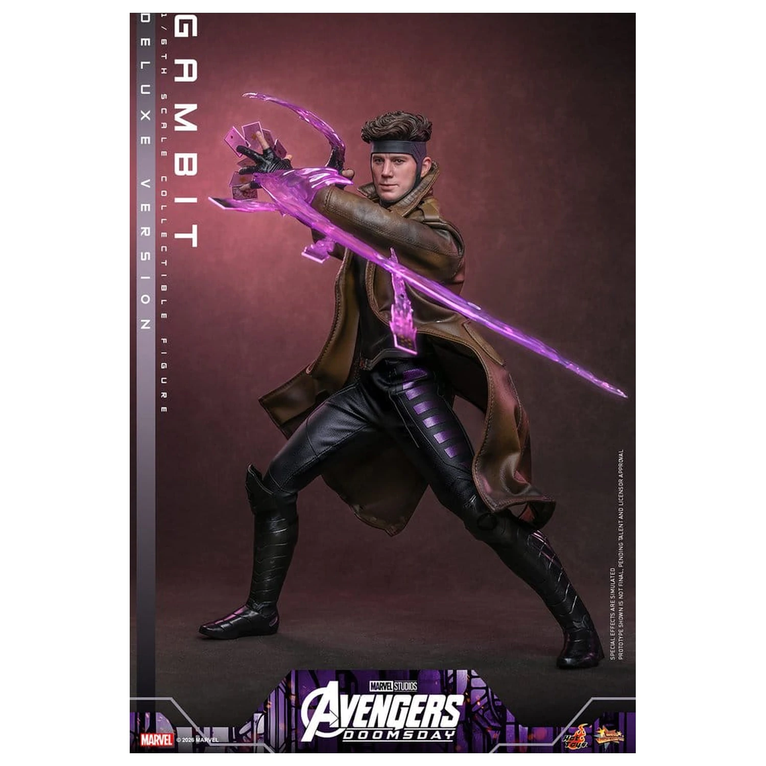 Avengers: Doomsday Movie Masterpiece akčná figúrka 1/6 Gambit (Deluxe Version) 31 cm produktová fotografia
