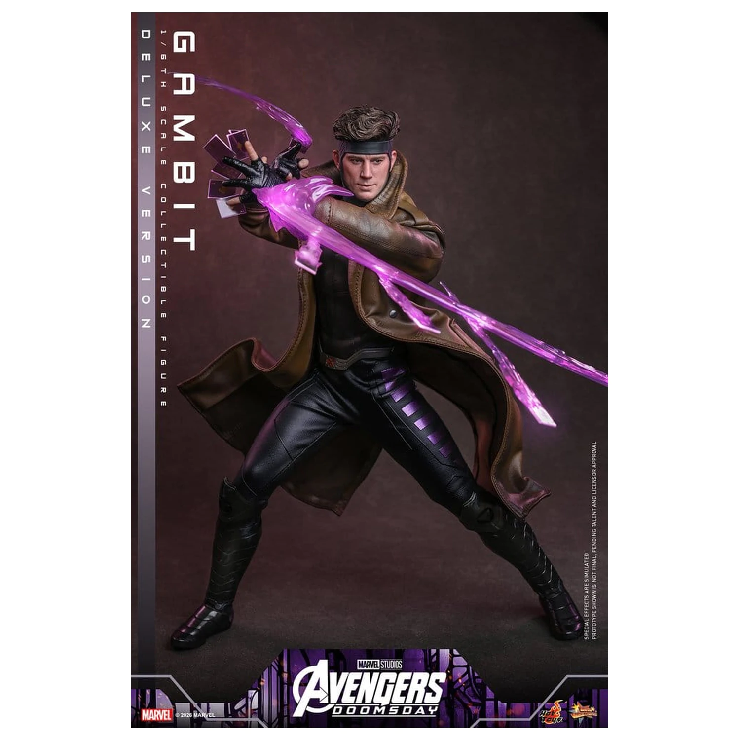 Avengers: Doomsday Movie Masterpiece akčná figúrka 1/6 Gambit (Deluxe Version) 31 cm produktová fotografia