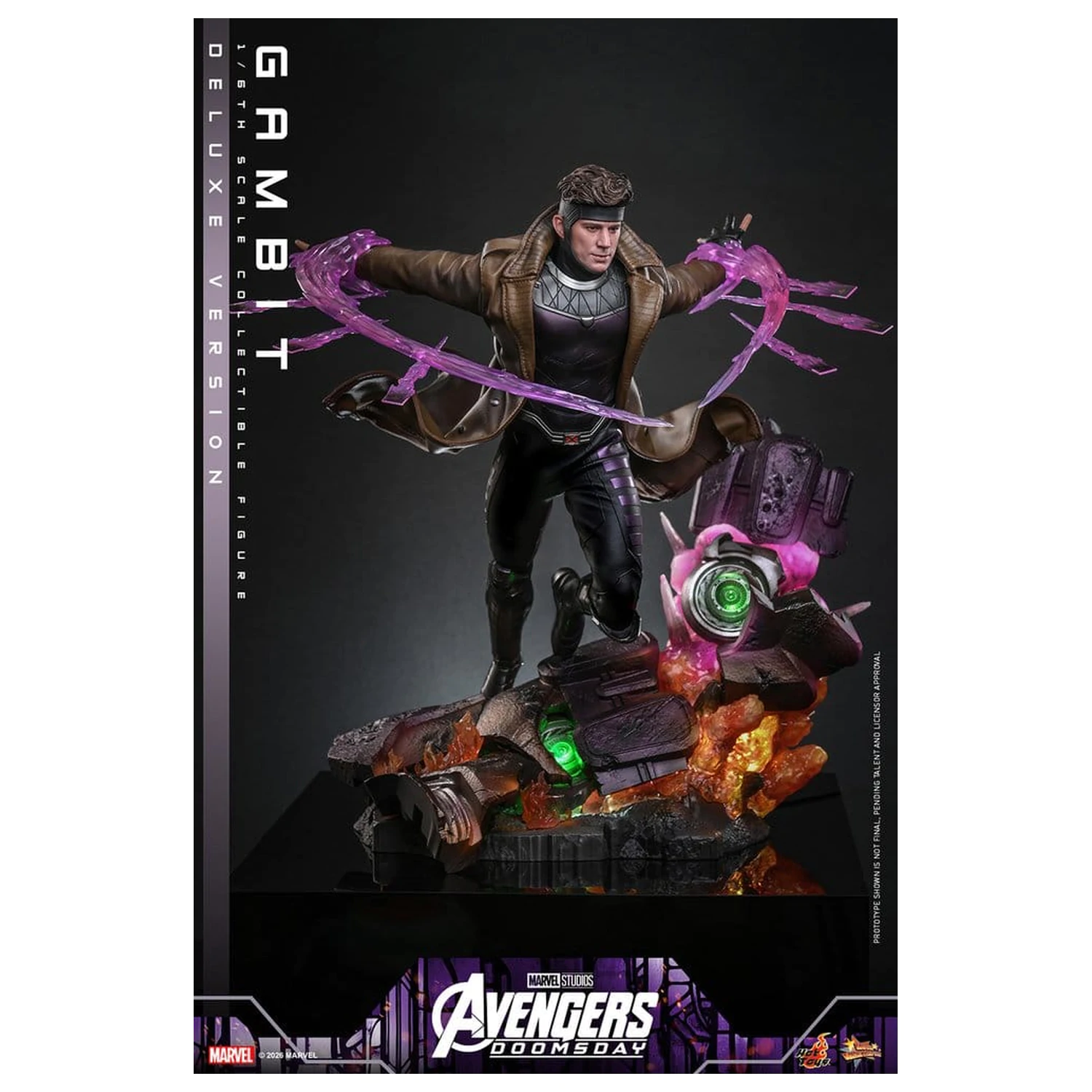 Avengers: Doomsday Movie Masterpiece akčná figúrka 1/6 Gambit (Deluxe Version) 31 cm produktová fotografia