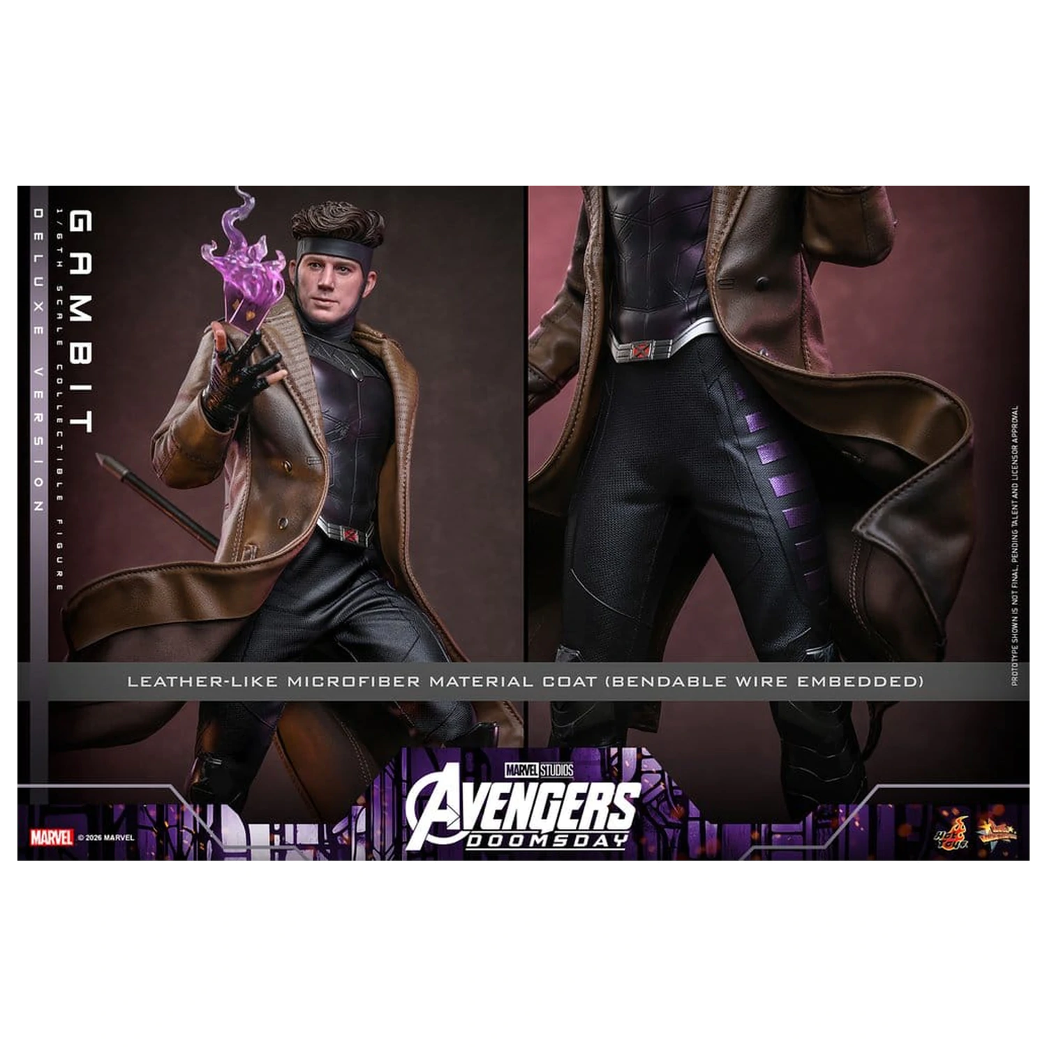 Avengers: Doomsday Movie Masterpiece akčná figúrka 1/6 Gambit (Deluxe Version) 31 cm produktová fotografia