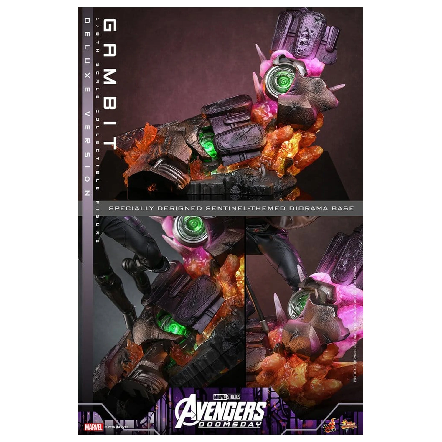 Avengers: Doomsday Movie Masterpiece akčná figúrka 1/6 Gambit (Deluxe Version) 31 cm produktová fotografia